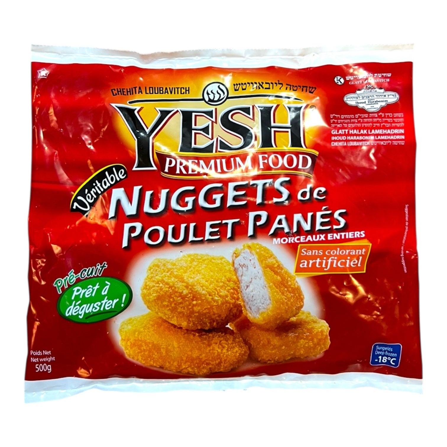Yesh Nuggets de poulet panés