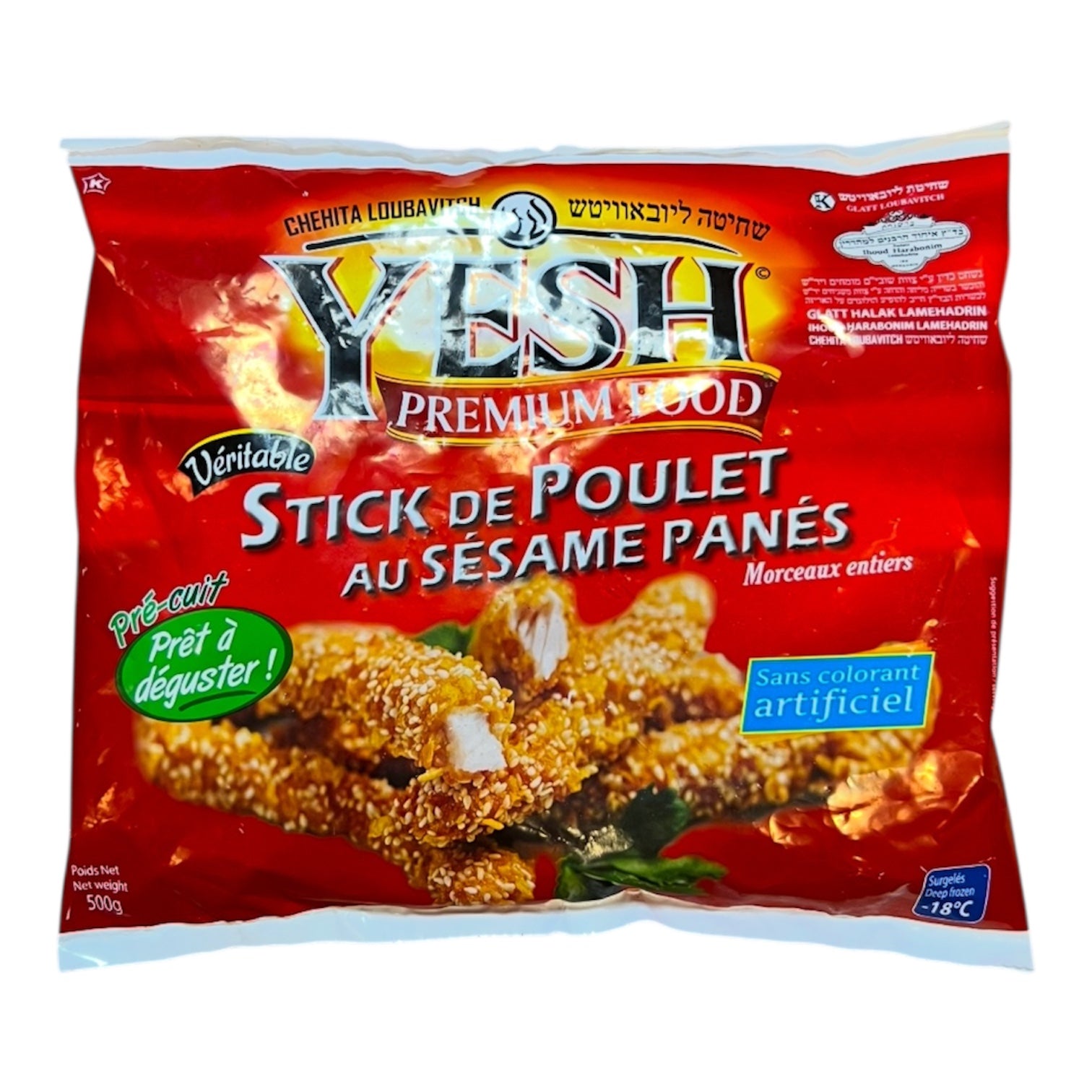 Yesh Stick de poulet au sesame panes