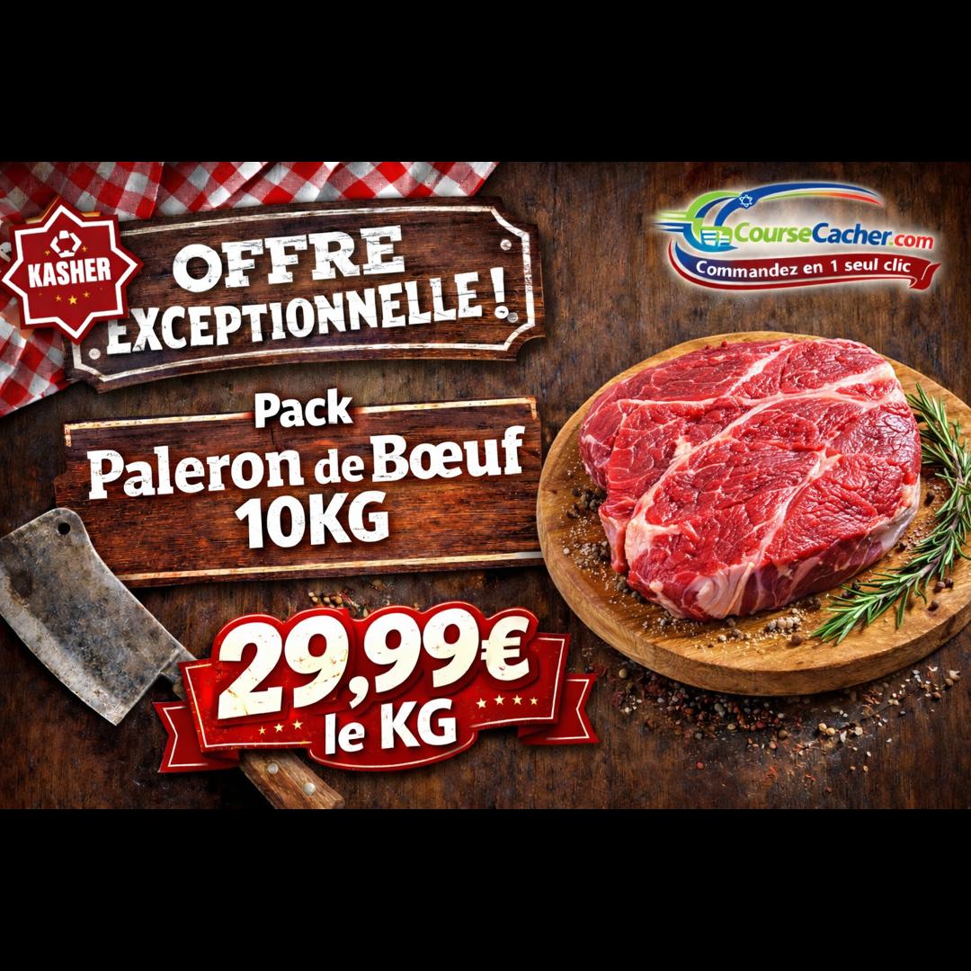 Pack de 10kg de paleron de bœufs