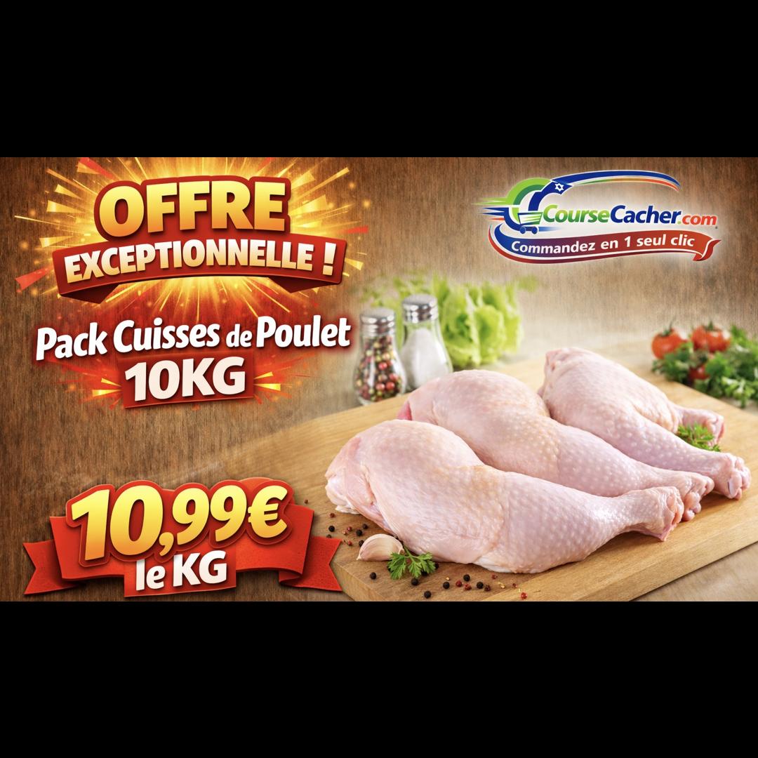 Pack de 10kg Cuisses de poulets