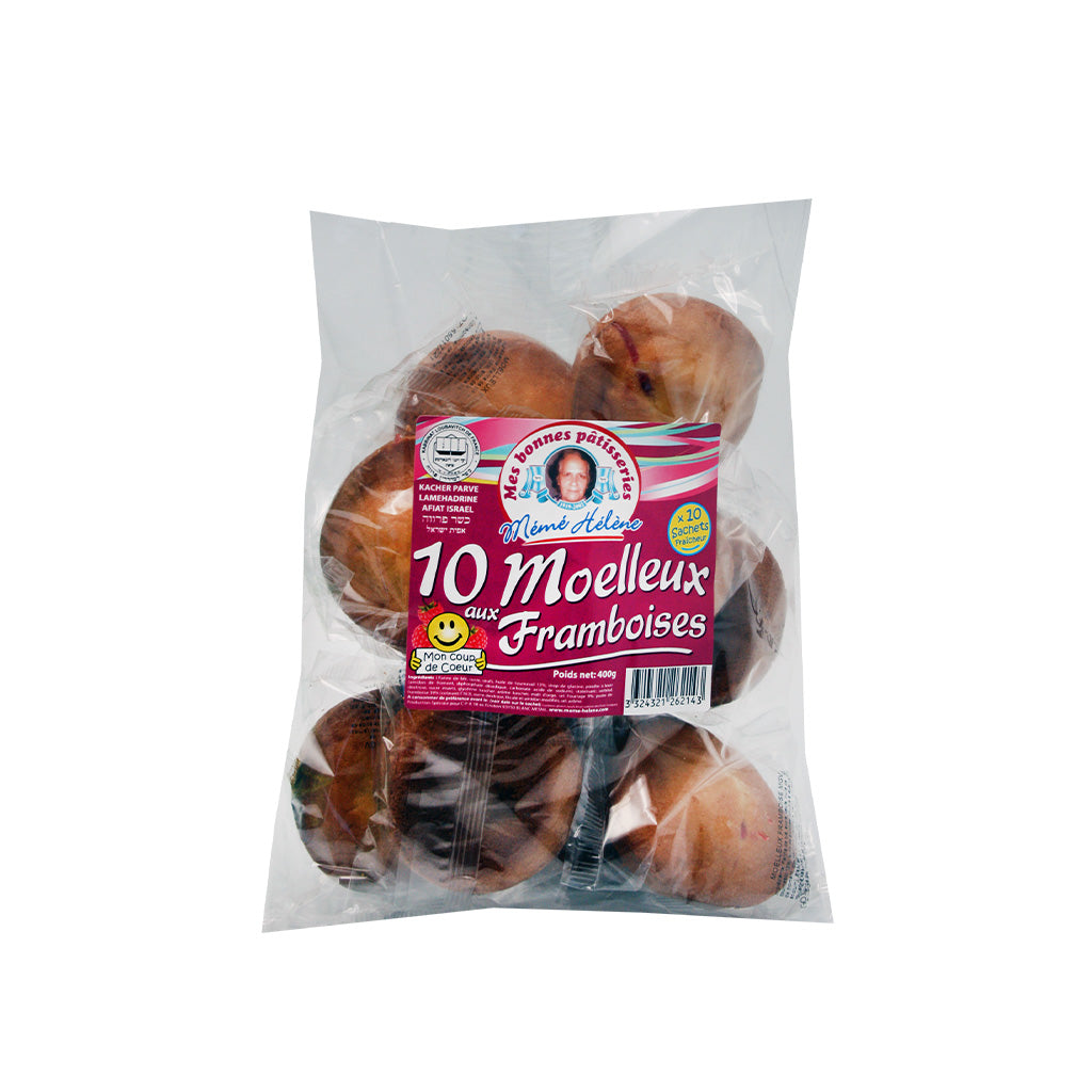 10 Moelleux aux framboises MÉMÉ HÉLÈNE 400g