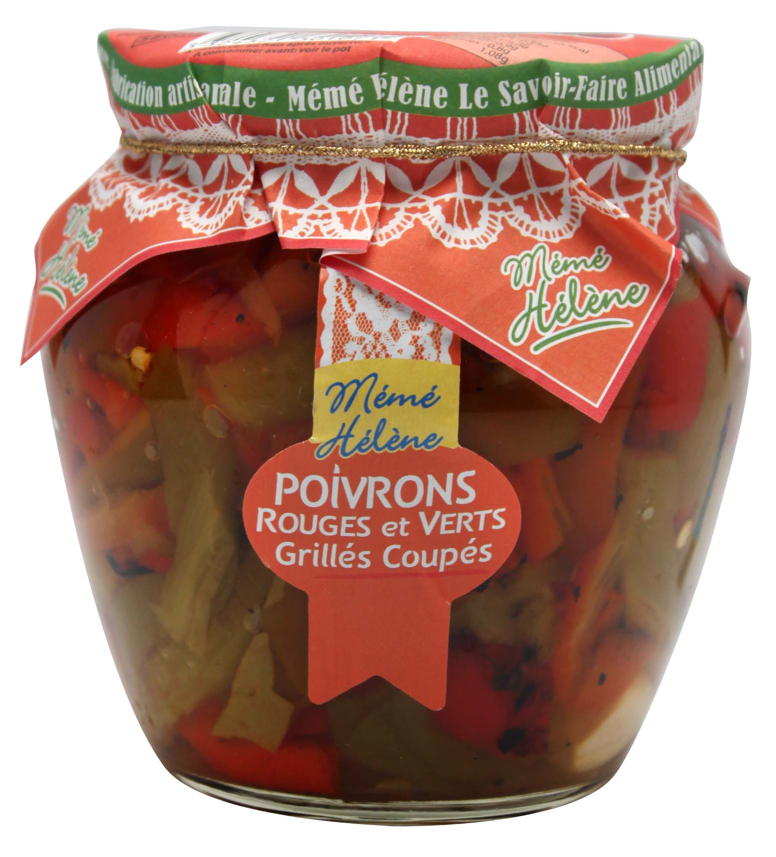 POIVRON ROUGE VERT COUPÉ 540.0mL