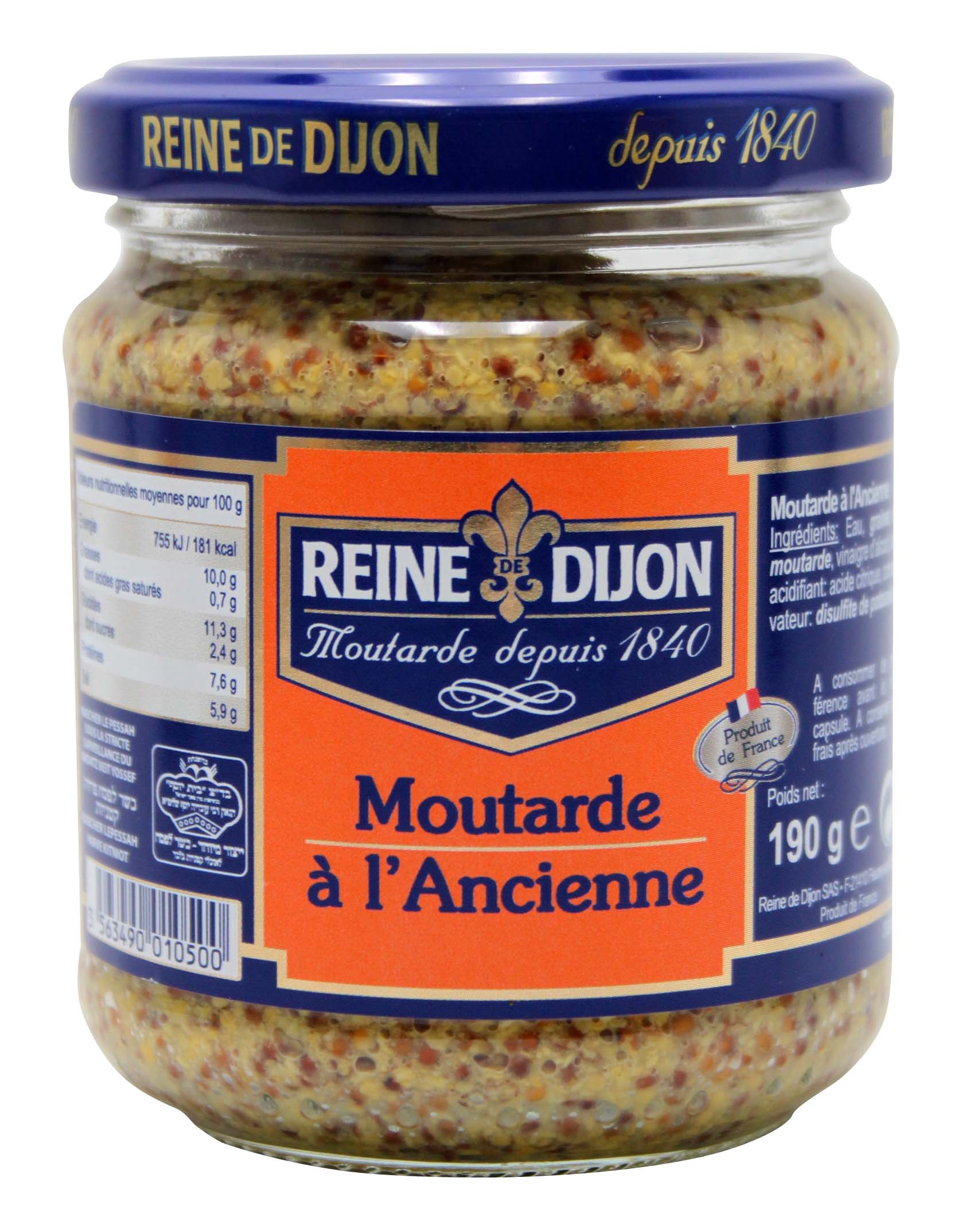 Moutarde à l'encienne 190g