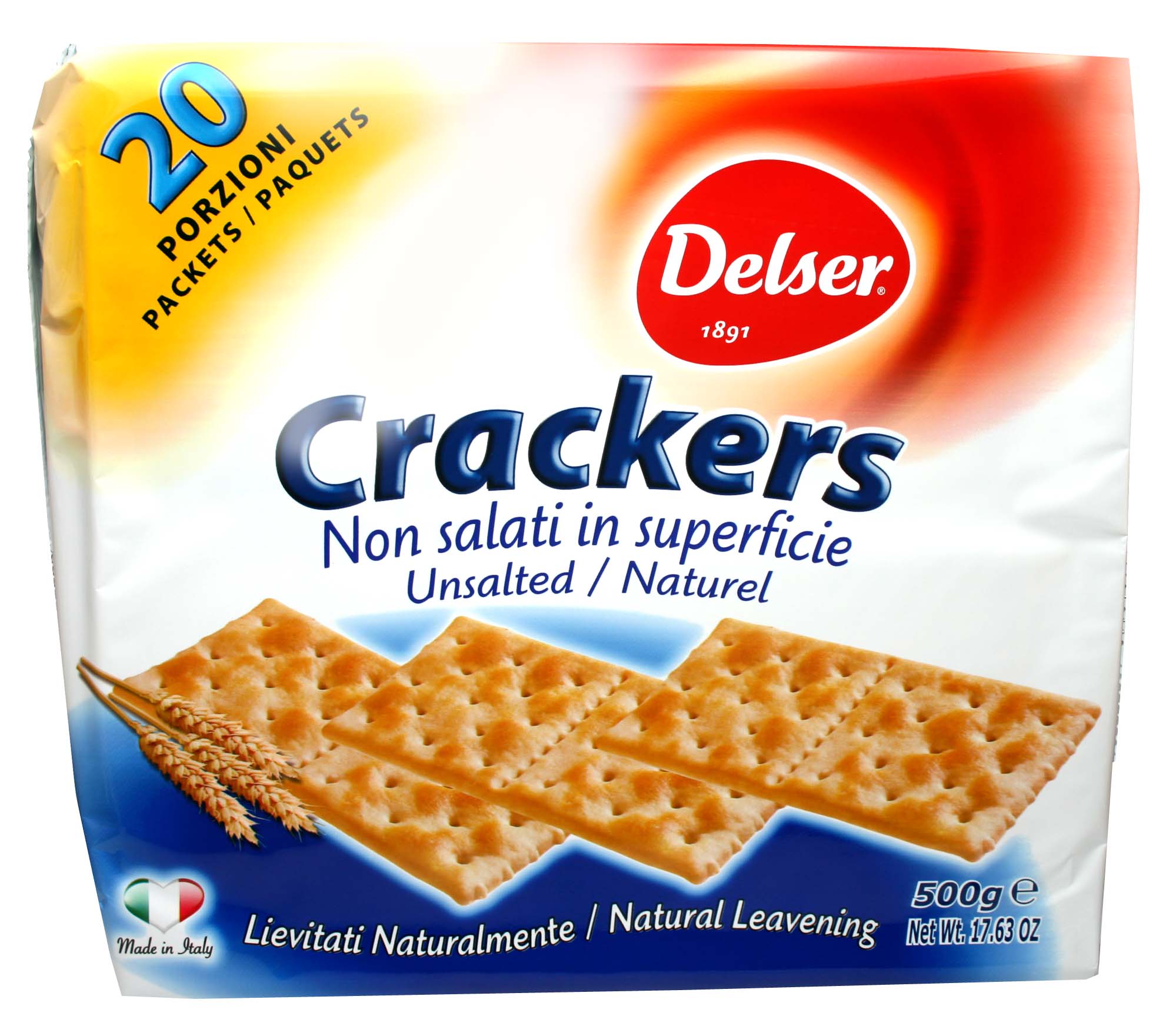 Crackers nature sans sel 500g