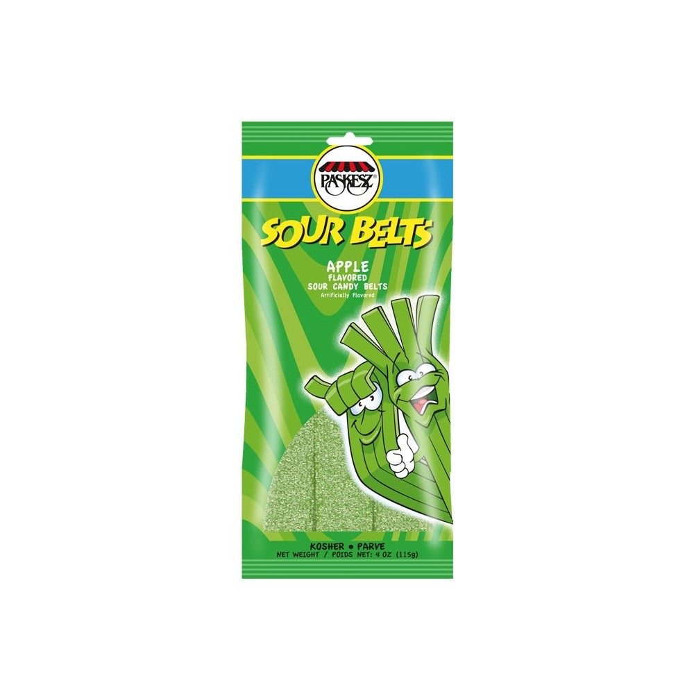 PASKESZ Sour belts pomme 115g