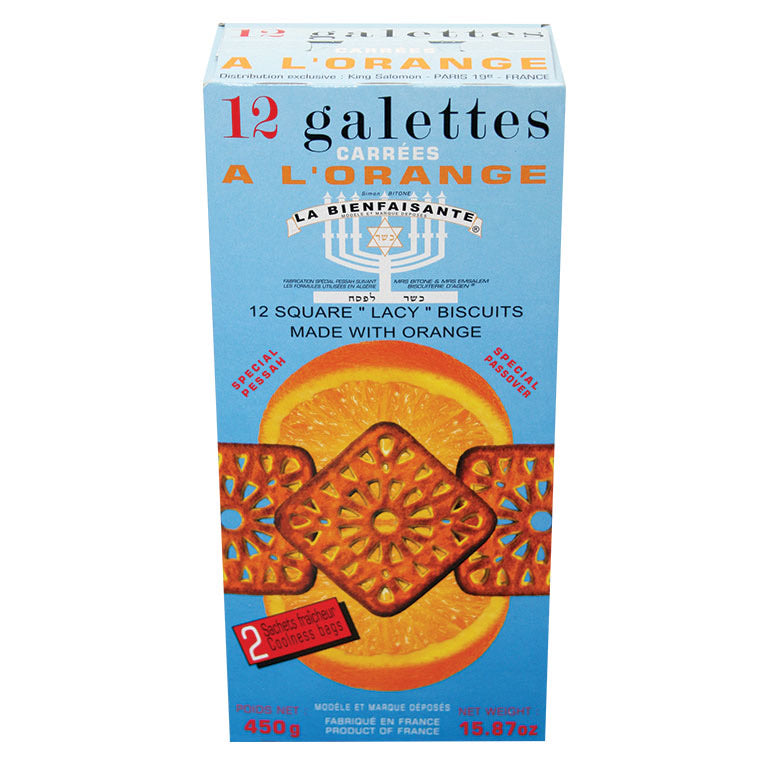 BIENFAISANTE 12 galettes à l’orange