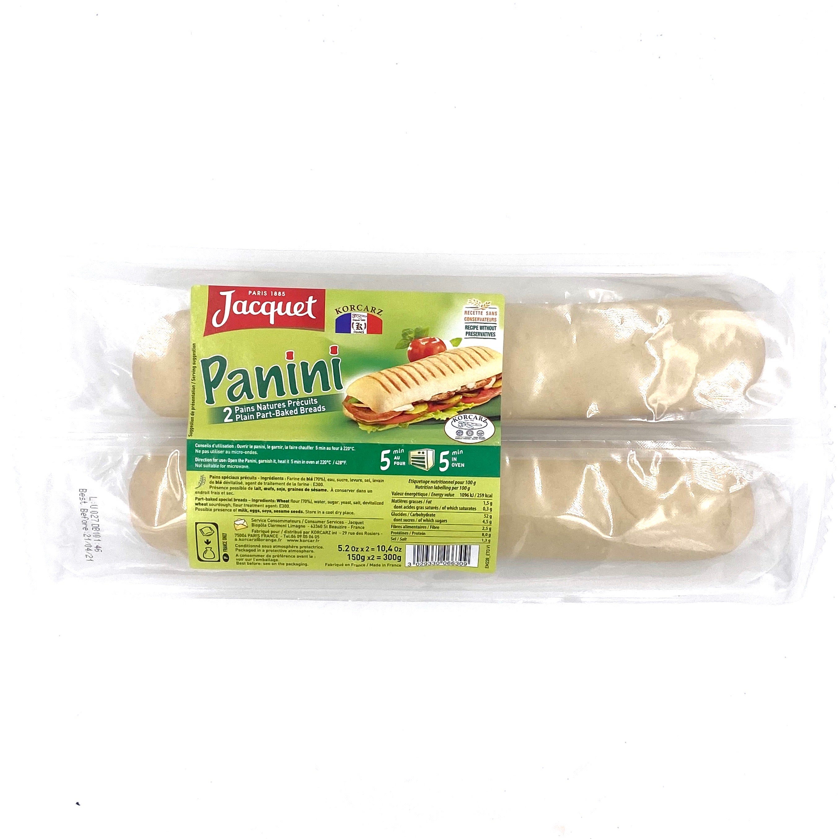 JACQUET Pain panini x2