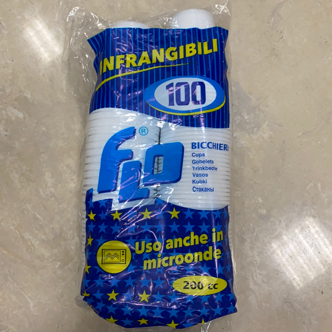 Gobelet plastique x100