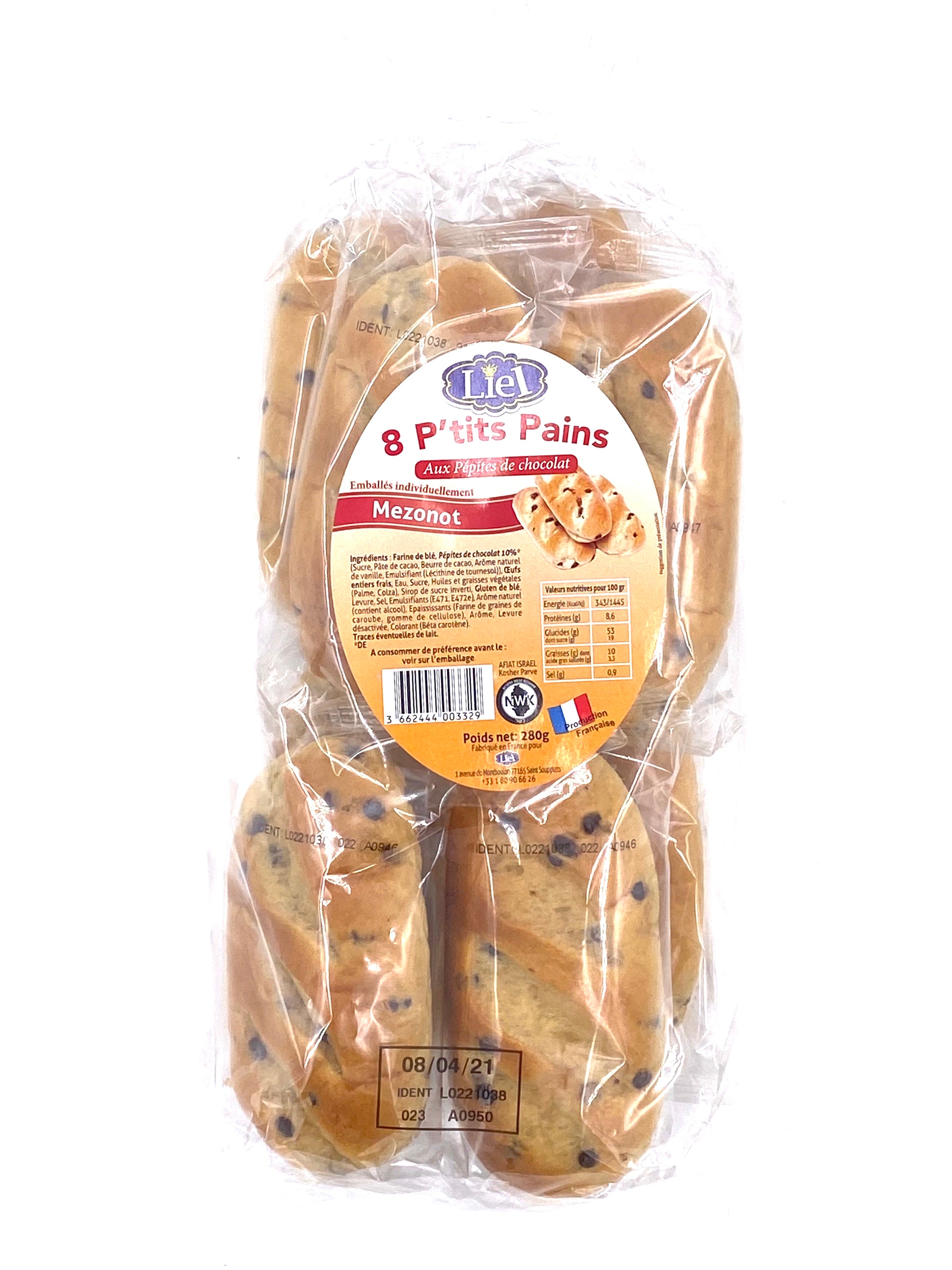 LIEL 8 PAINS BRIOCHE PÉPITE CHOCO 300g