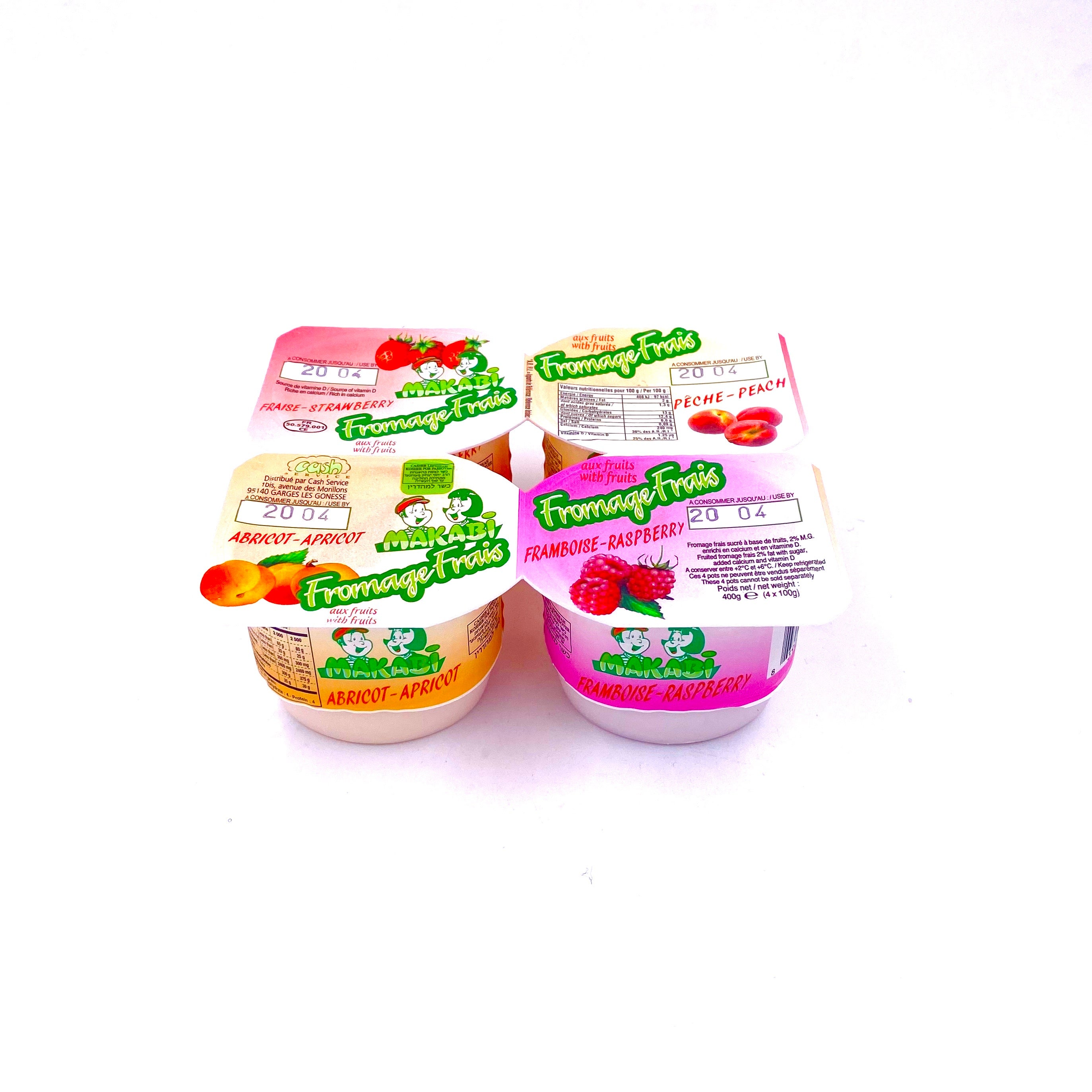 FROMAGE BLANC FRUITE 20% 4x100.0 g