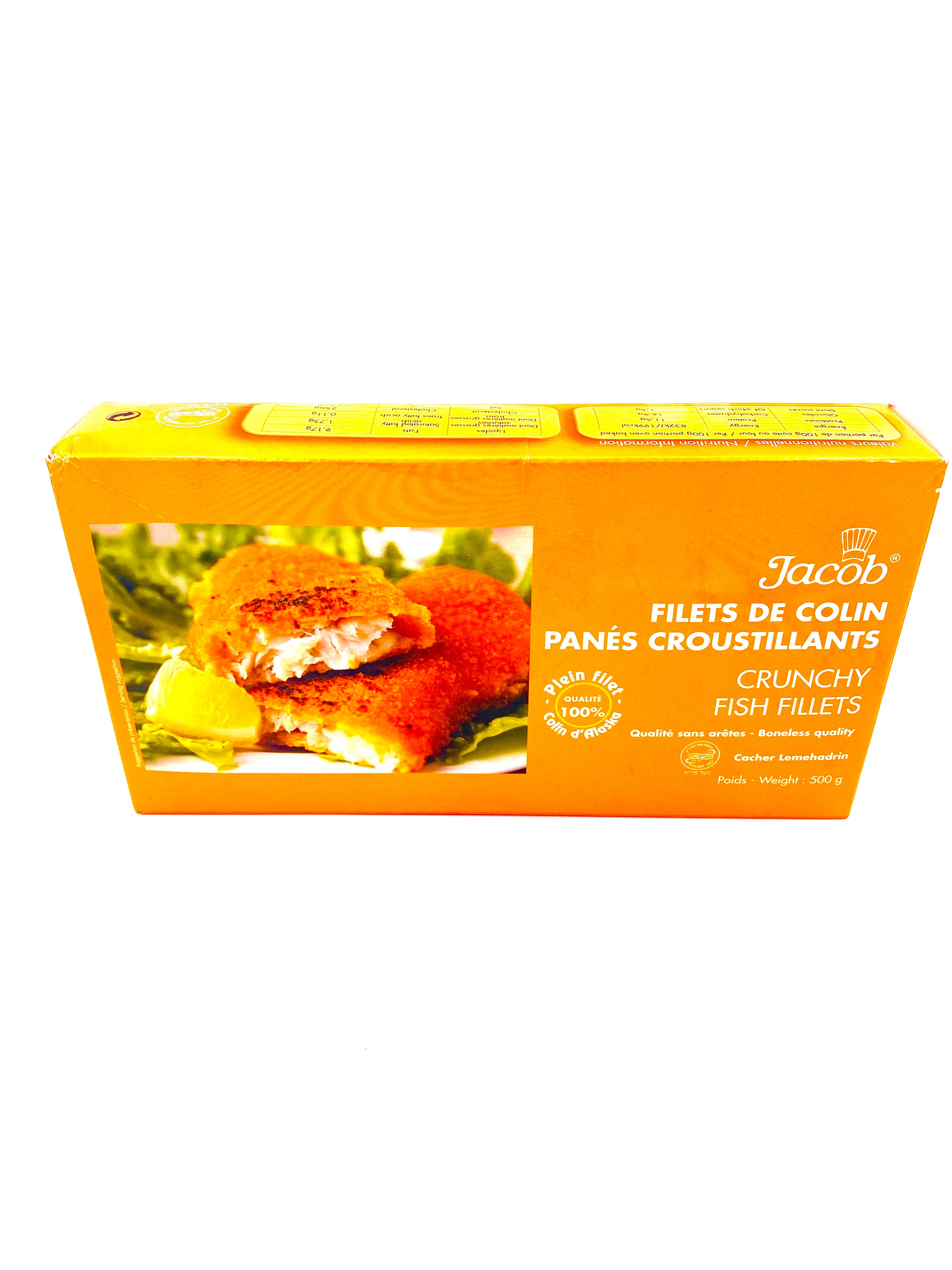 FILETS DE COLIN PANÉS 500g