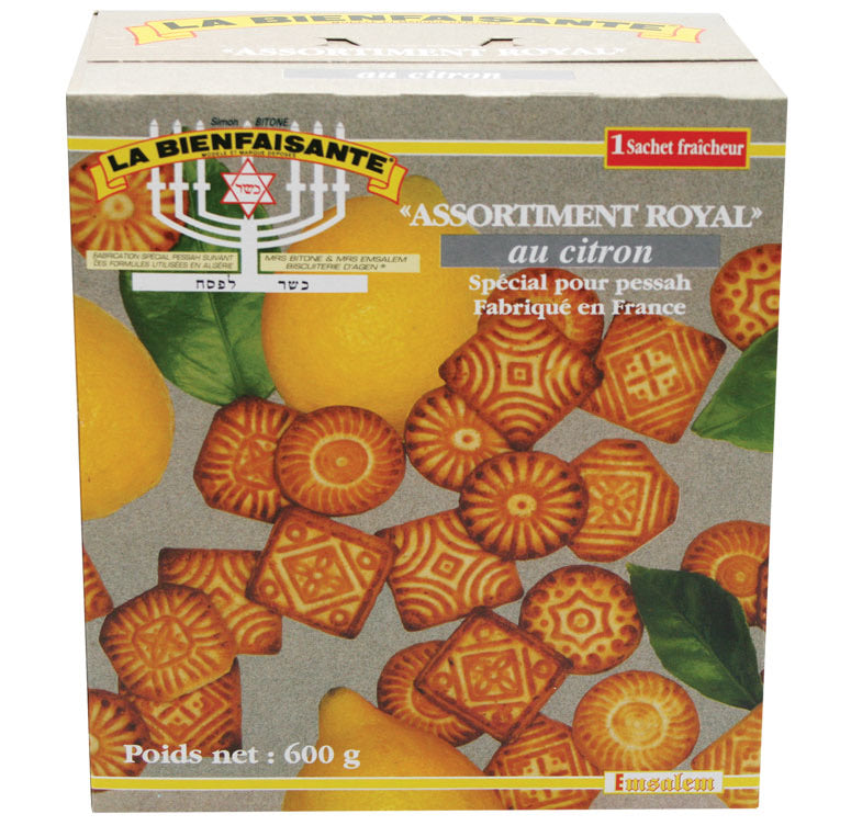 BIENFAISANTE Assortiments royal au citron 600g
