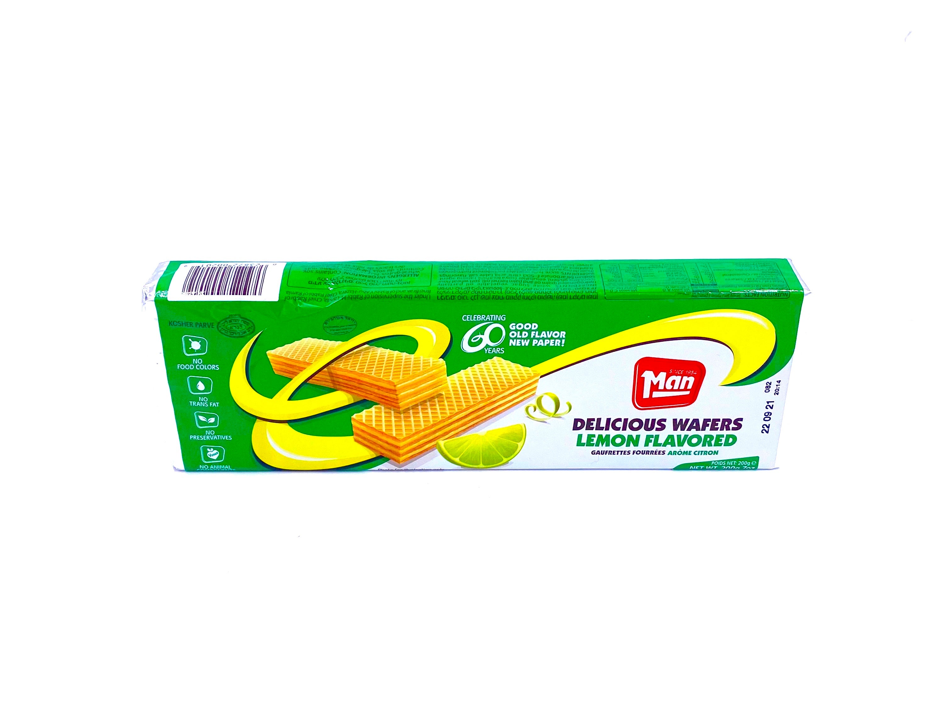 MAN GAUFRETTES CITRON 200g