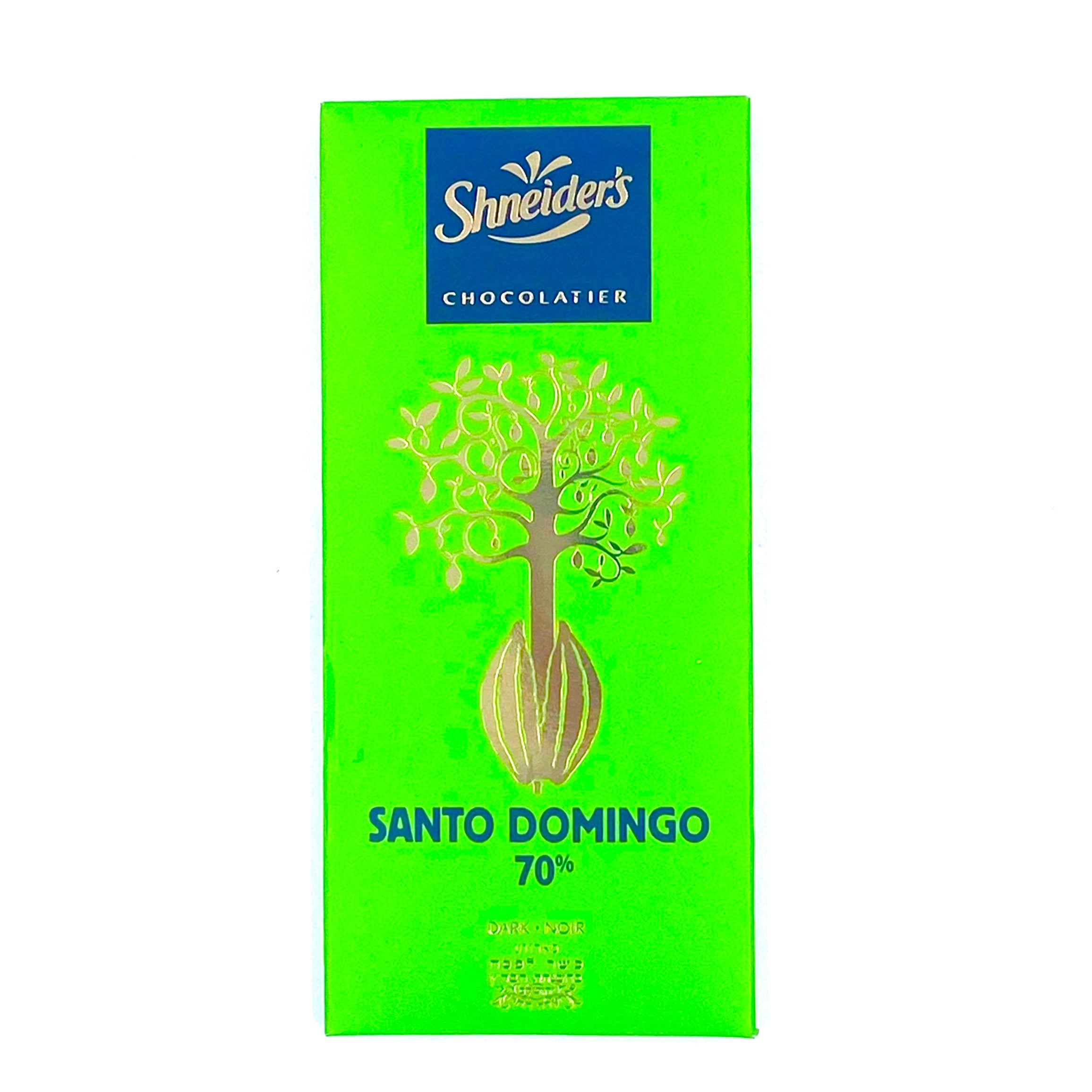SHNEIDERS Tablette de chocolat santo domingo parvé