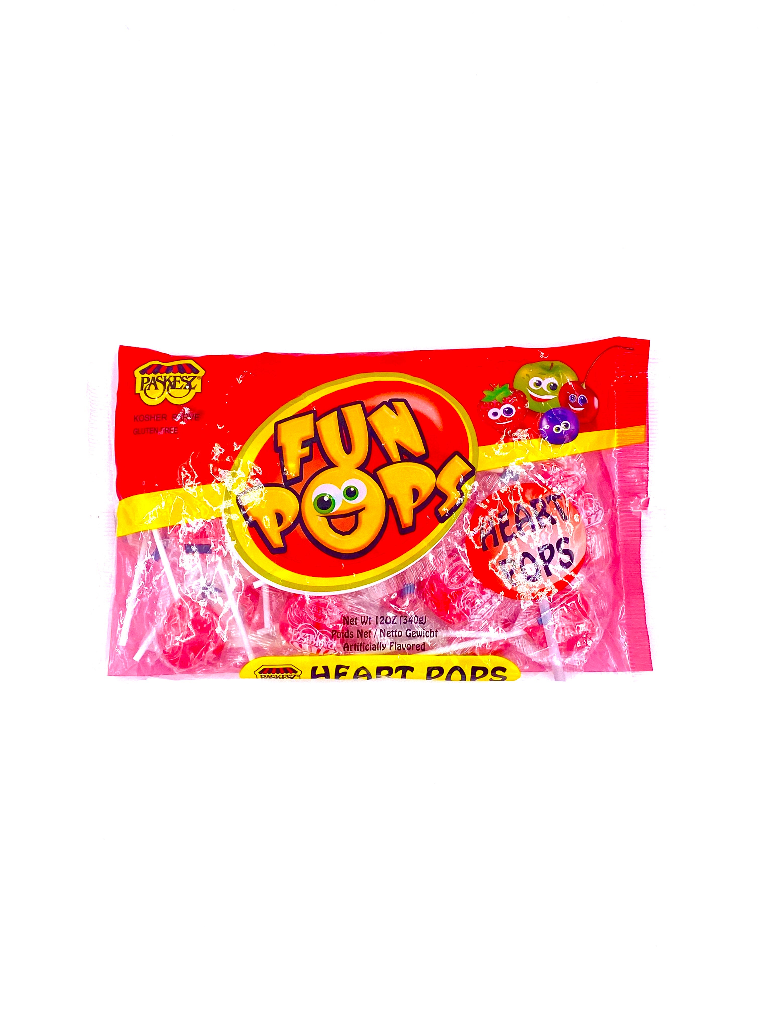 PASKESZ FUN POPS HEART 340g