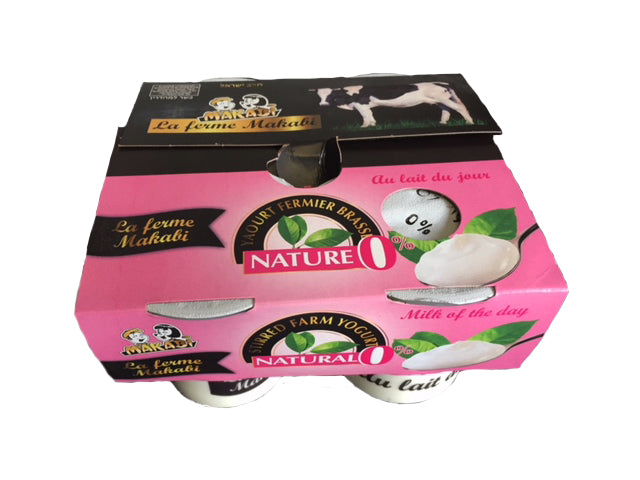 YAOURT NATURE 0% 4x125.0 g