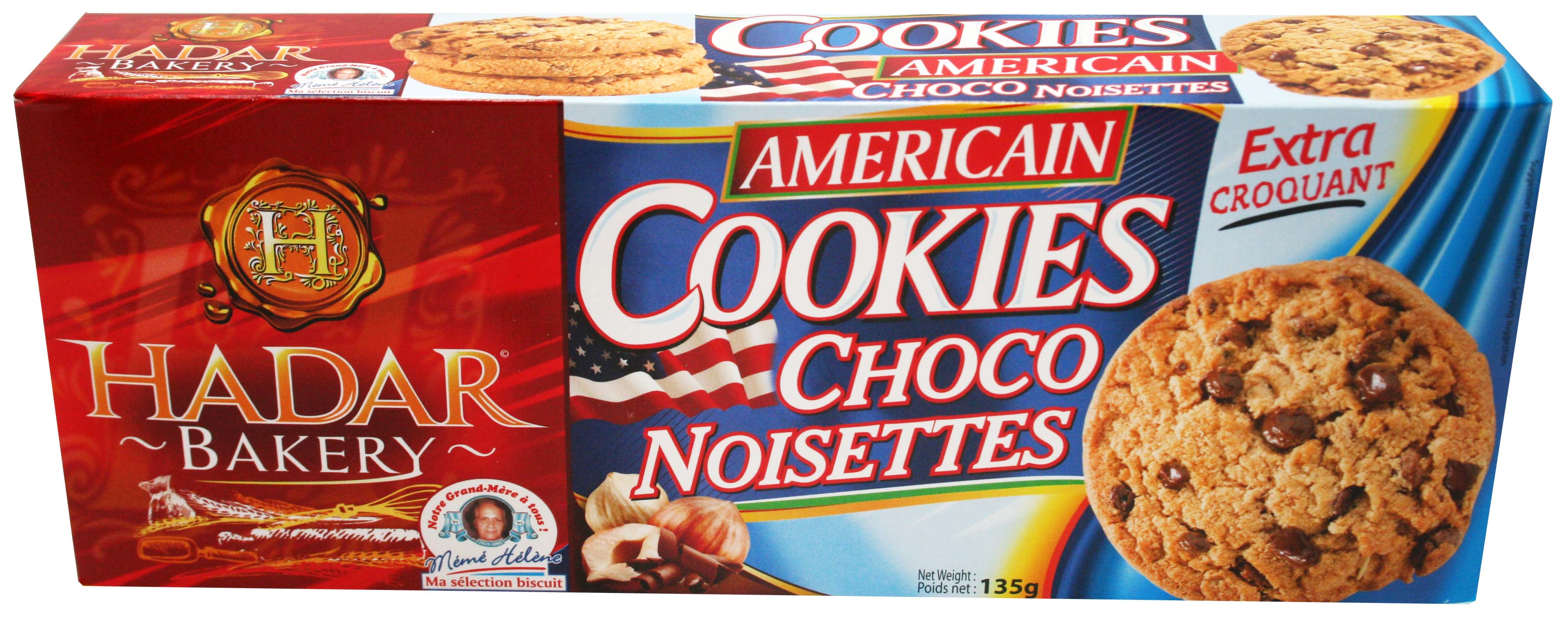 COOKIES CHOCO/NOISETTE 135g