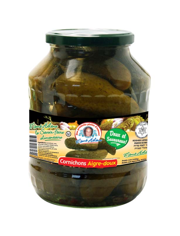 Cornichons aigre doux