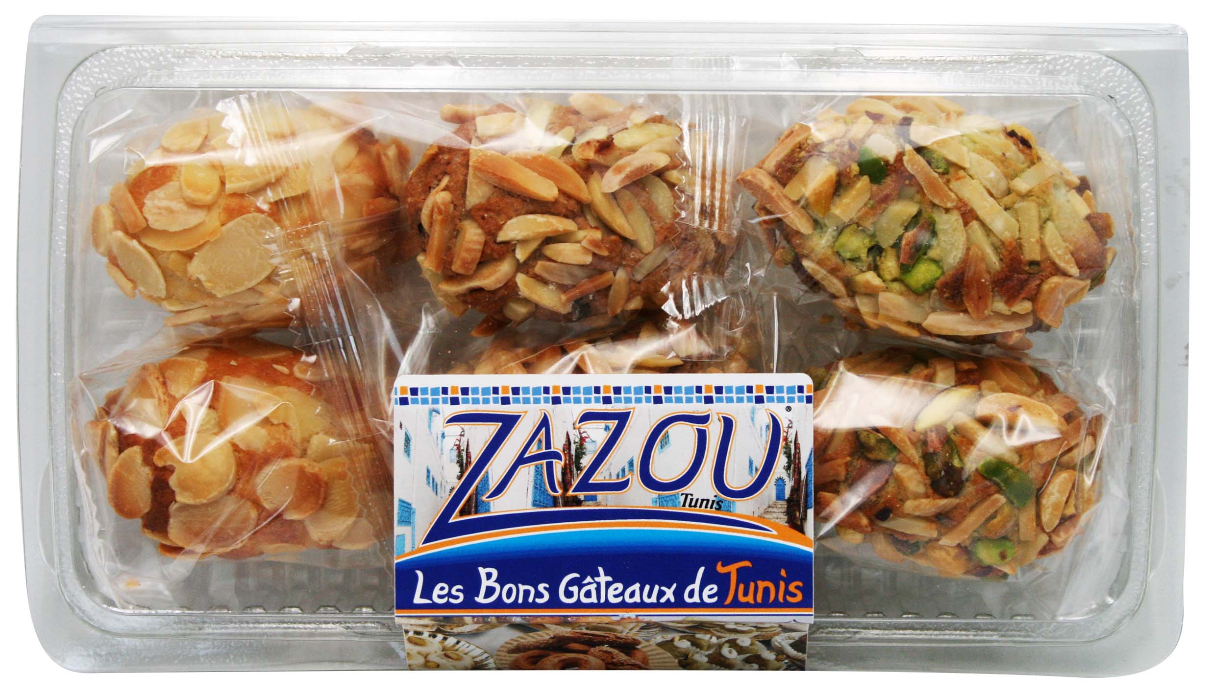 Gateaux Amandes pistaches ZAZOU 200g
