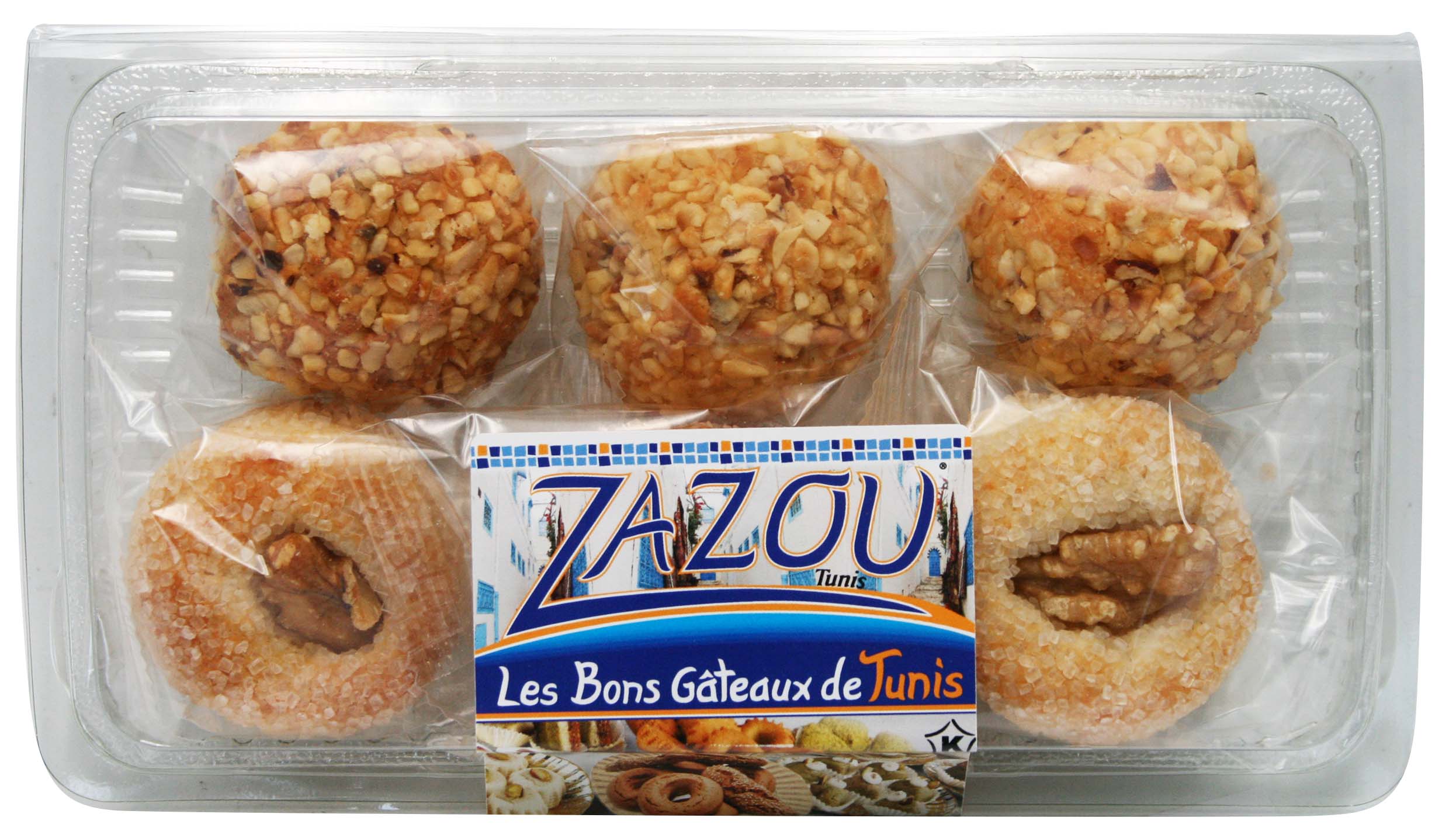 Gâteaux amandes noix et noisette 200g