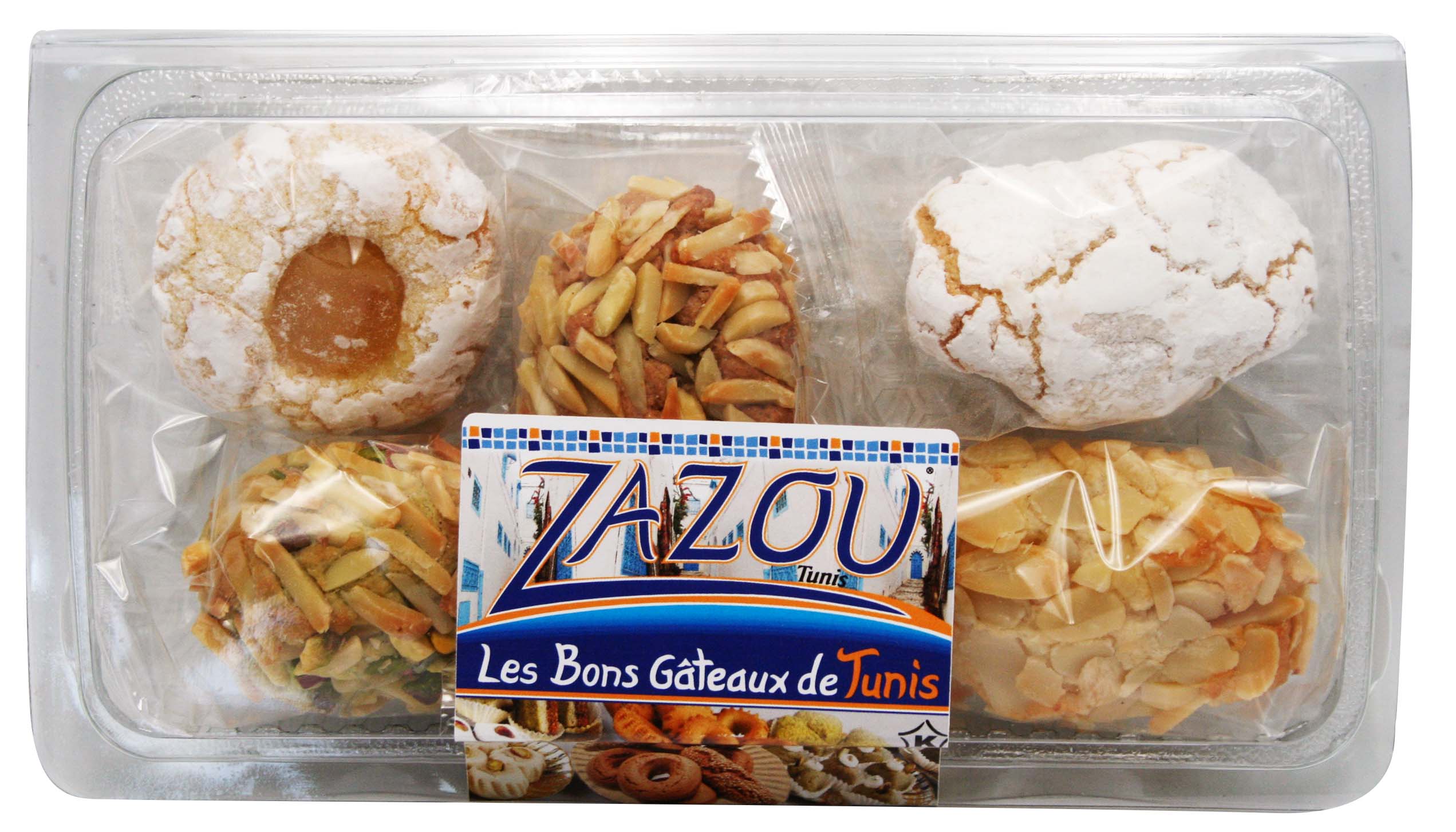 Gâteaux assortiment amandes ZAZOU 200g