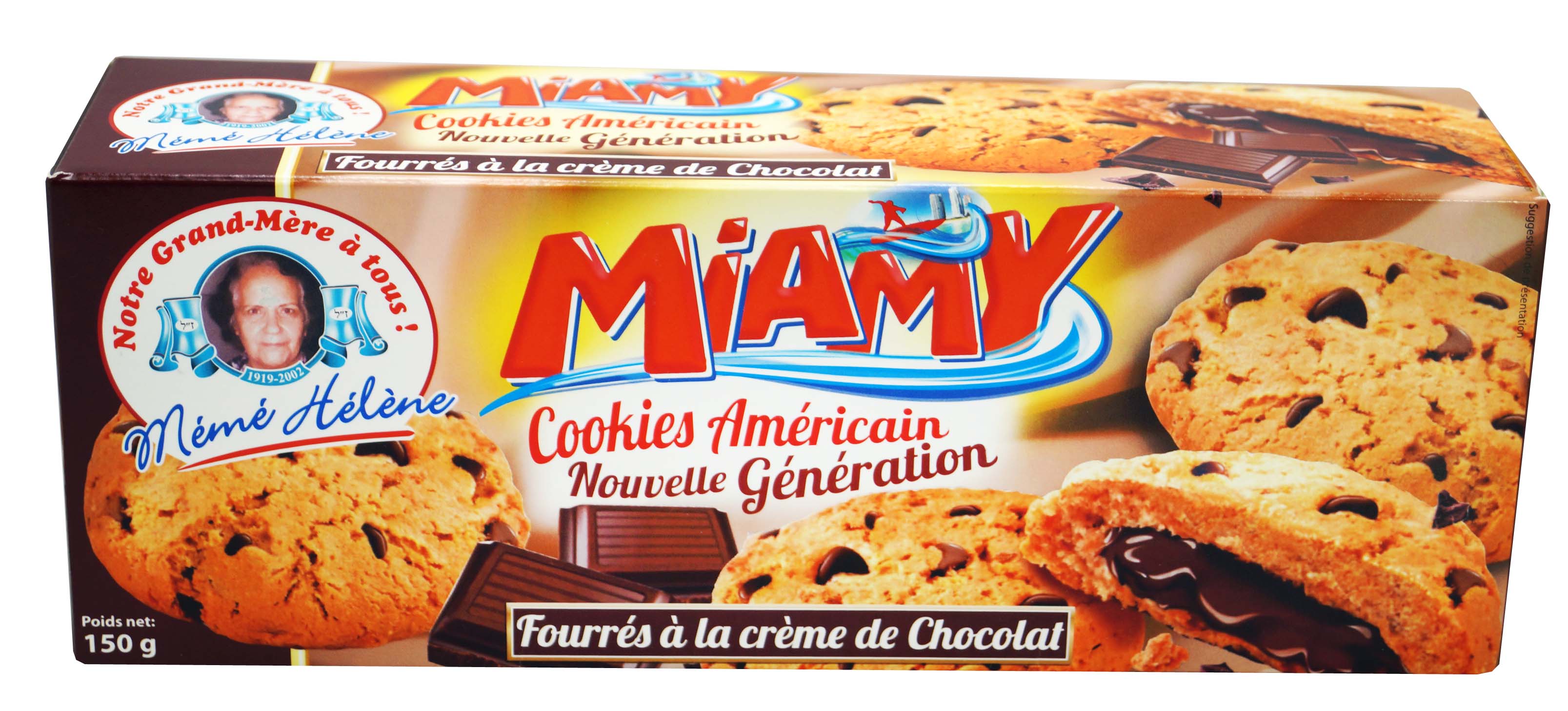 COOKIES FOURRÉS CHOCO 150g