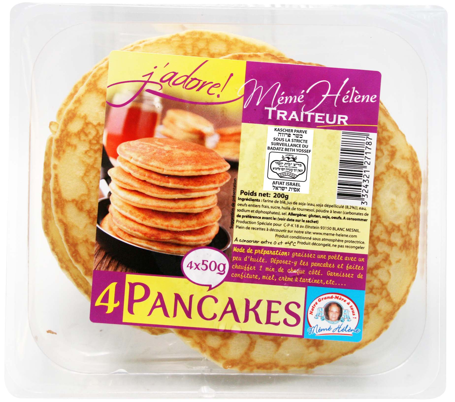 4 Pancakes large MÉMÉ HÉLÈNE 200g