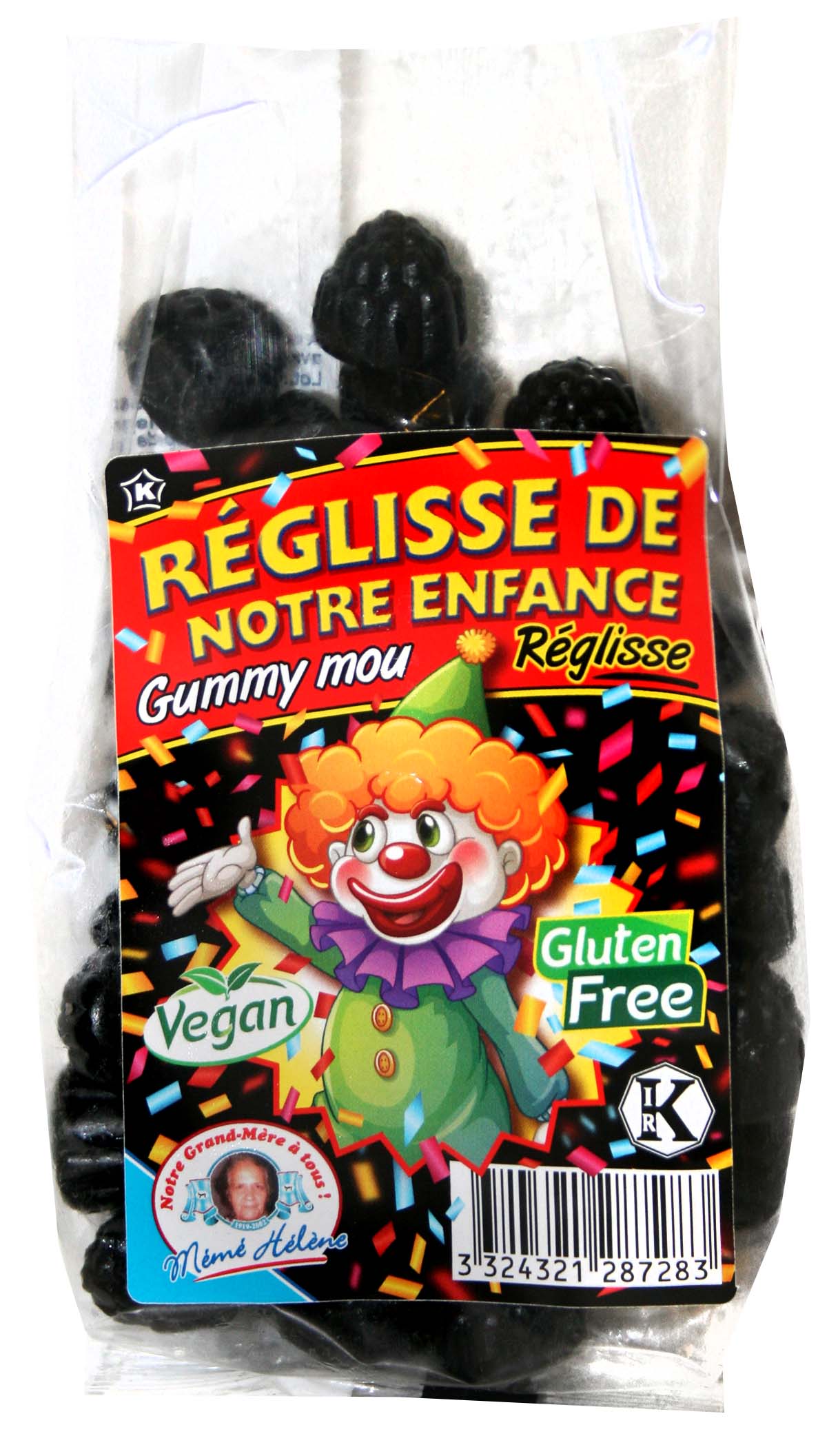 Bonbons réglisse mou 175g