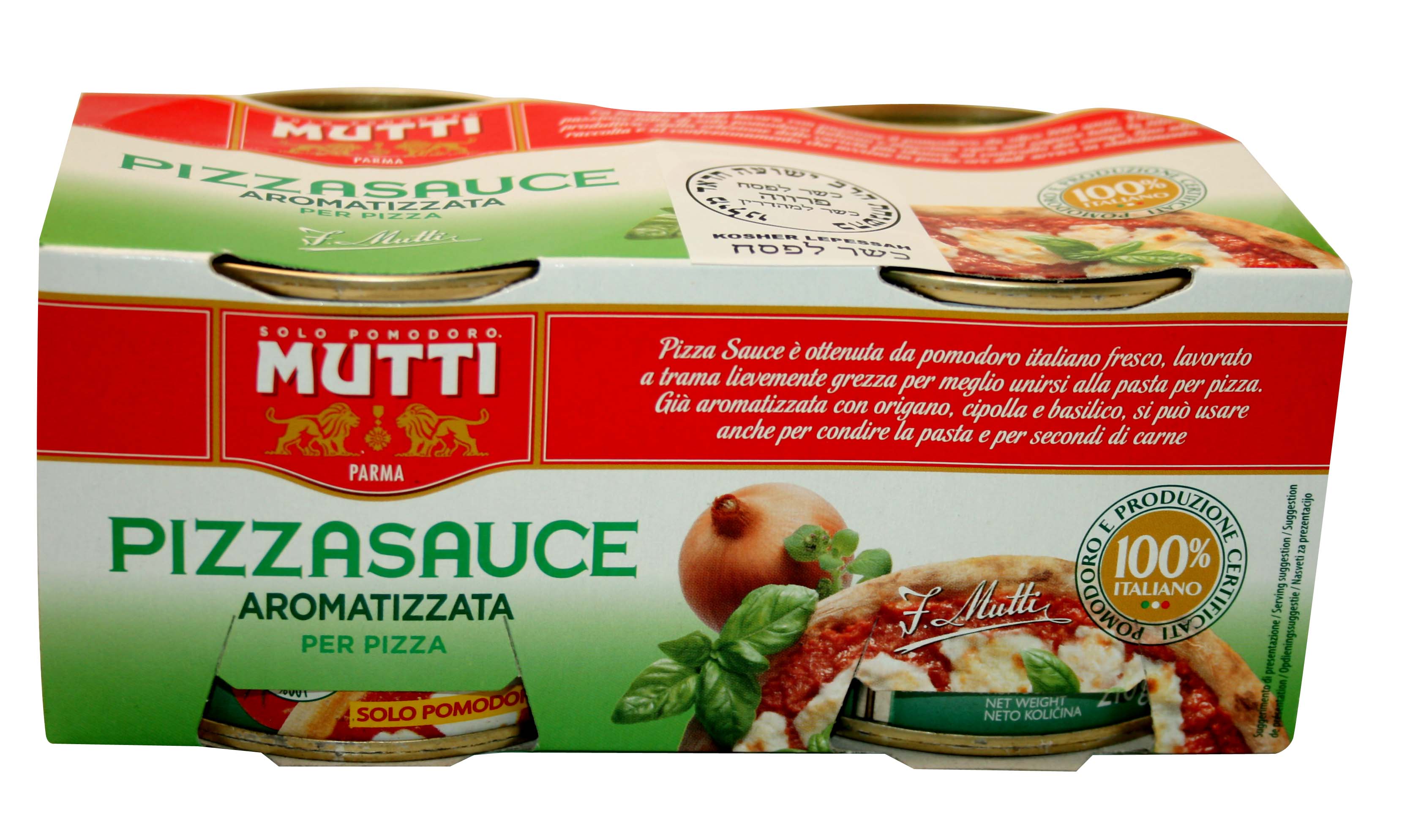 SAUCE PIZZA ARÔMATISÉE 2x210mL