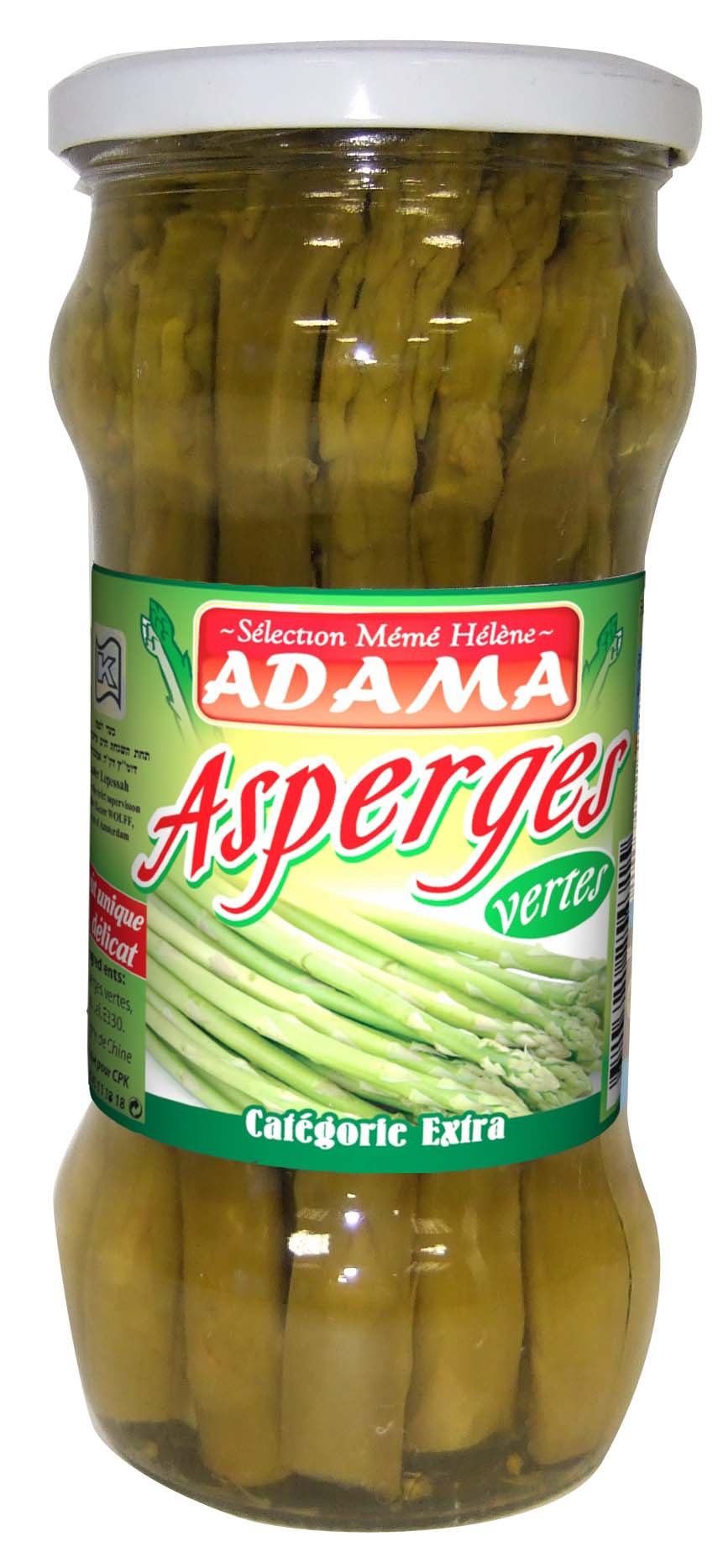 Asperge verte extra ADAMA 220mL