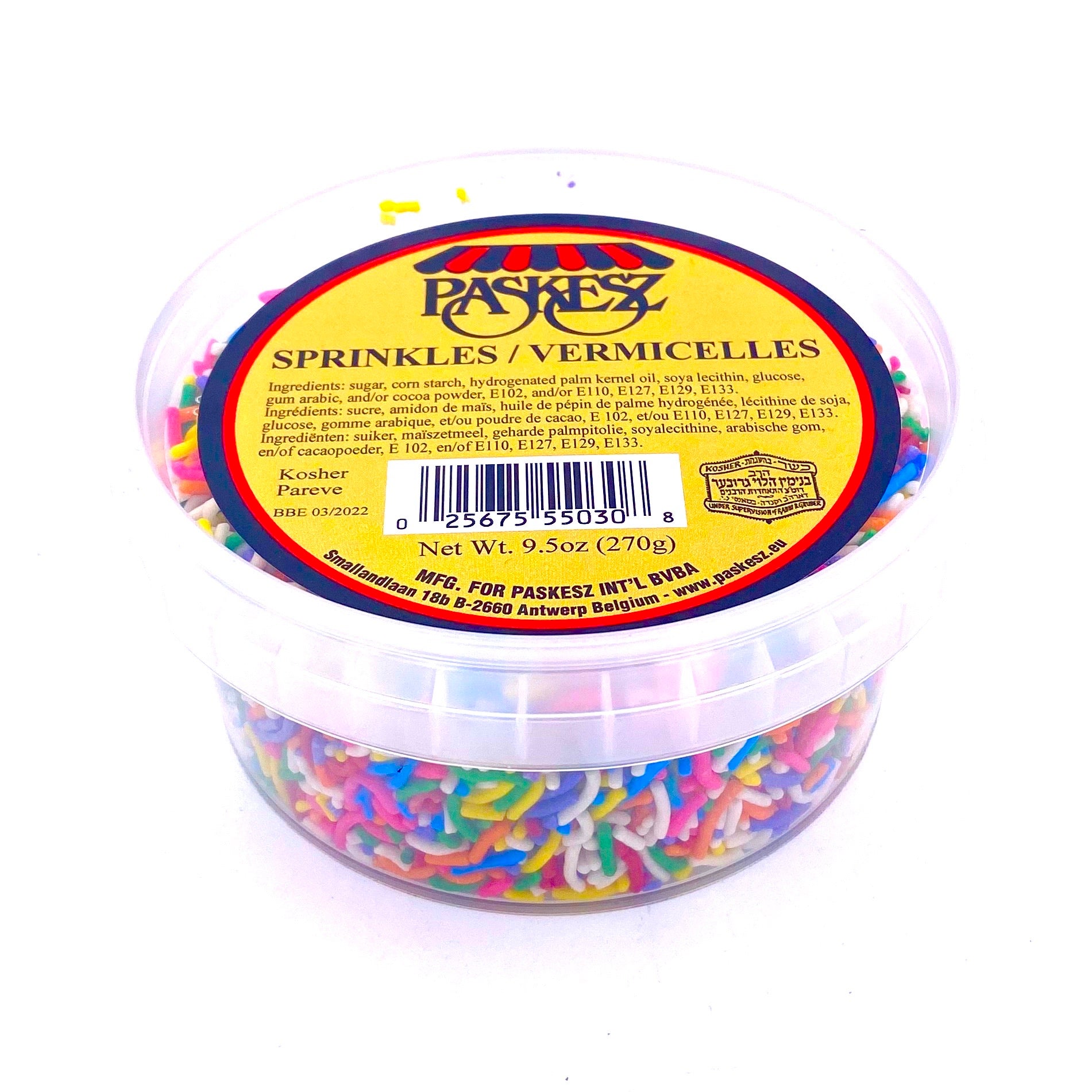 PASKESZ Vermicelles colorés 270g