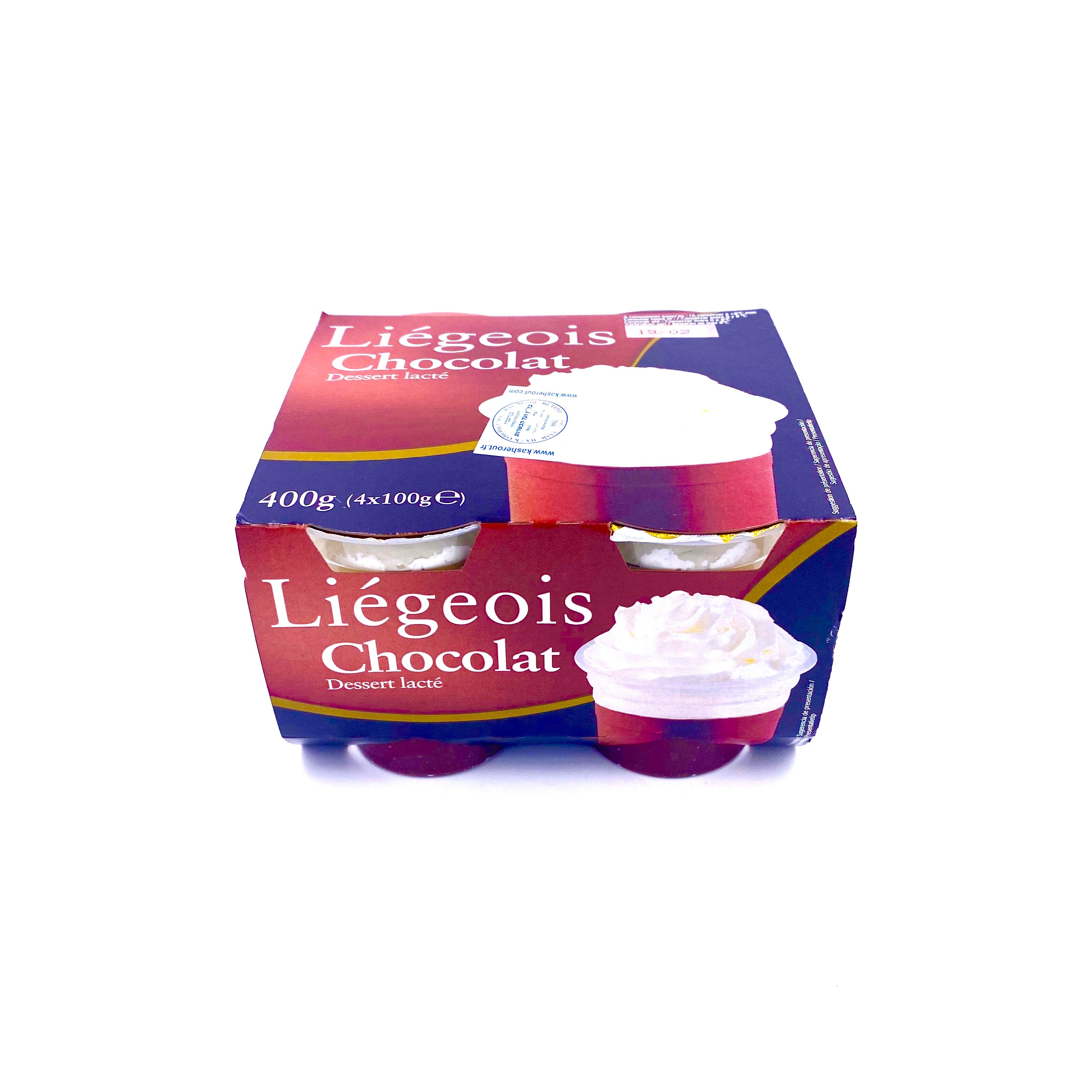 LIÉGEOIS CHOCOLAT 4x100g