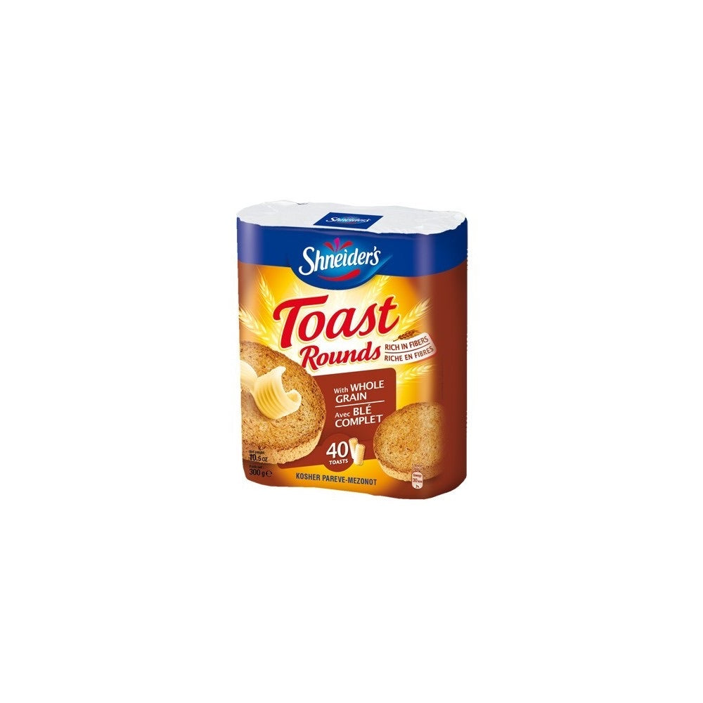 SHNEIDER Toast rond au blé complet 300g