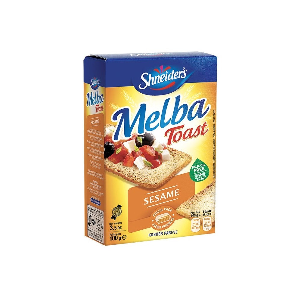MELBA TOAST Sesame 100g