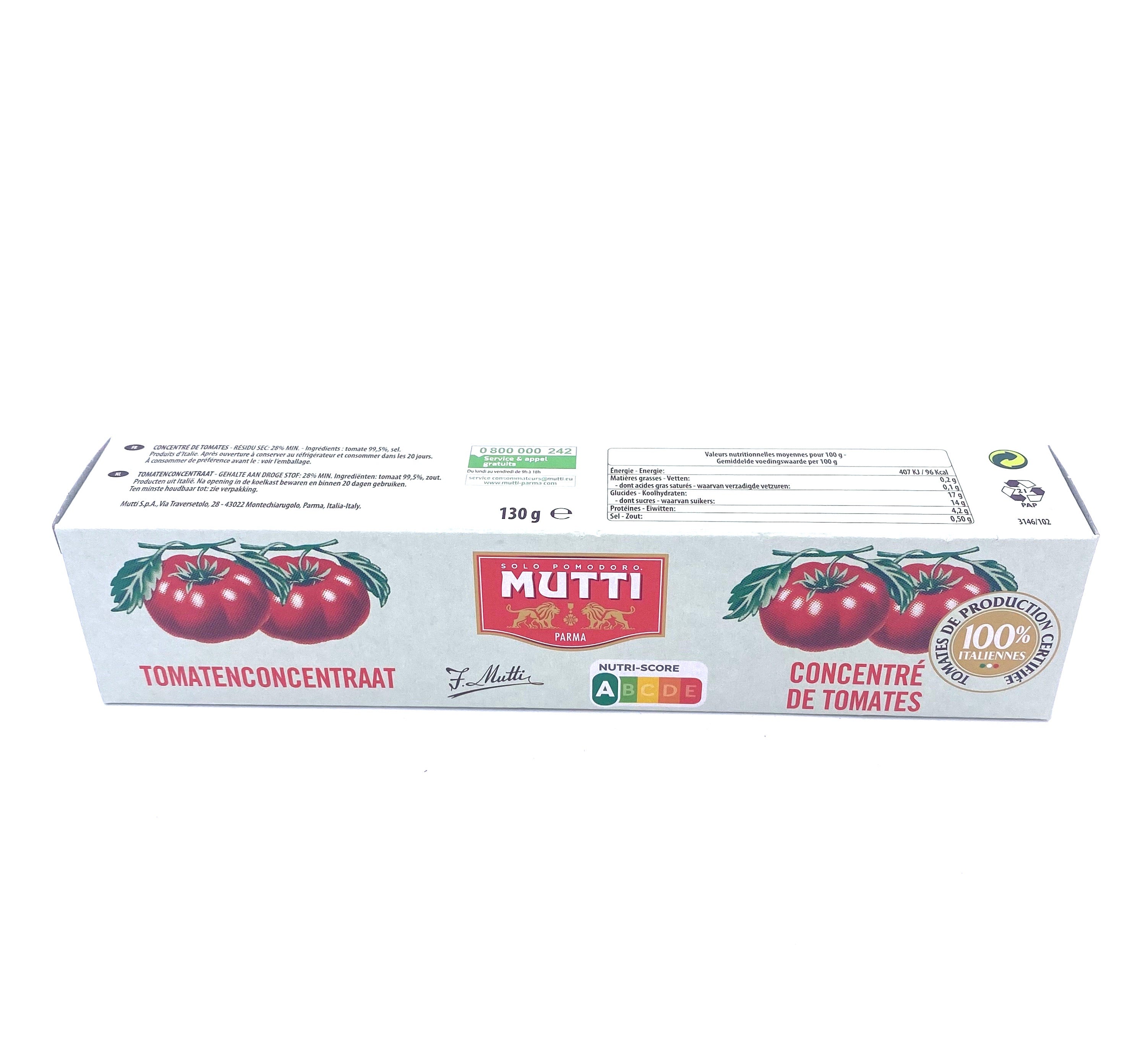 MUTTI Concentré de tomate en tube 130g