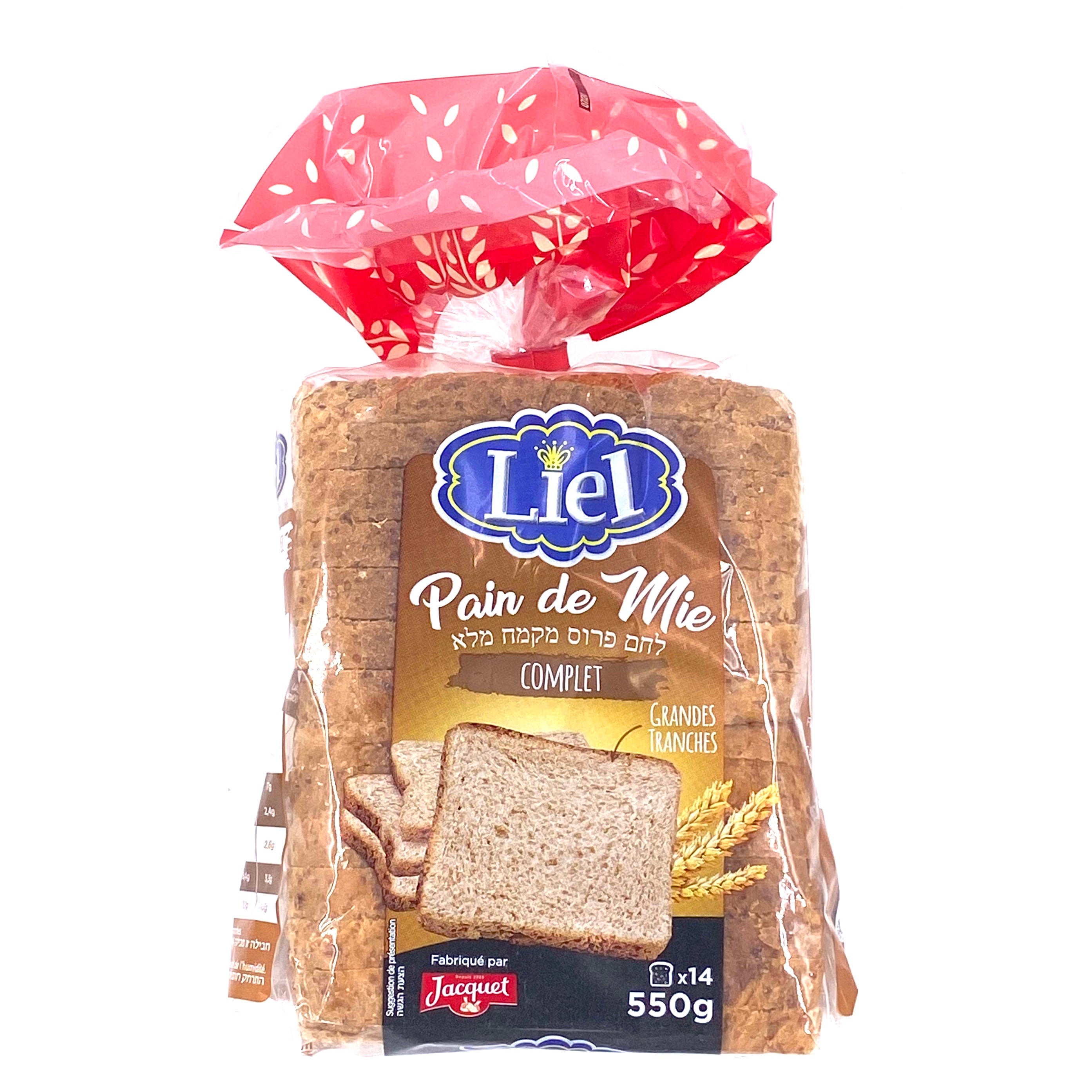 LIEL PAIN DE MIE COMPLET 550g