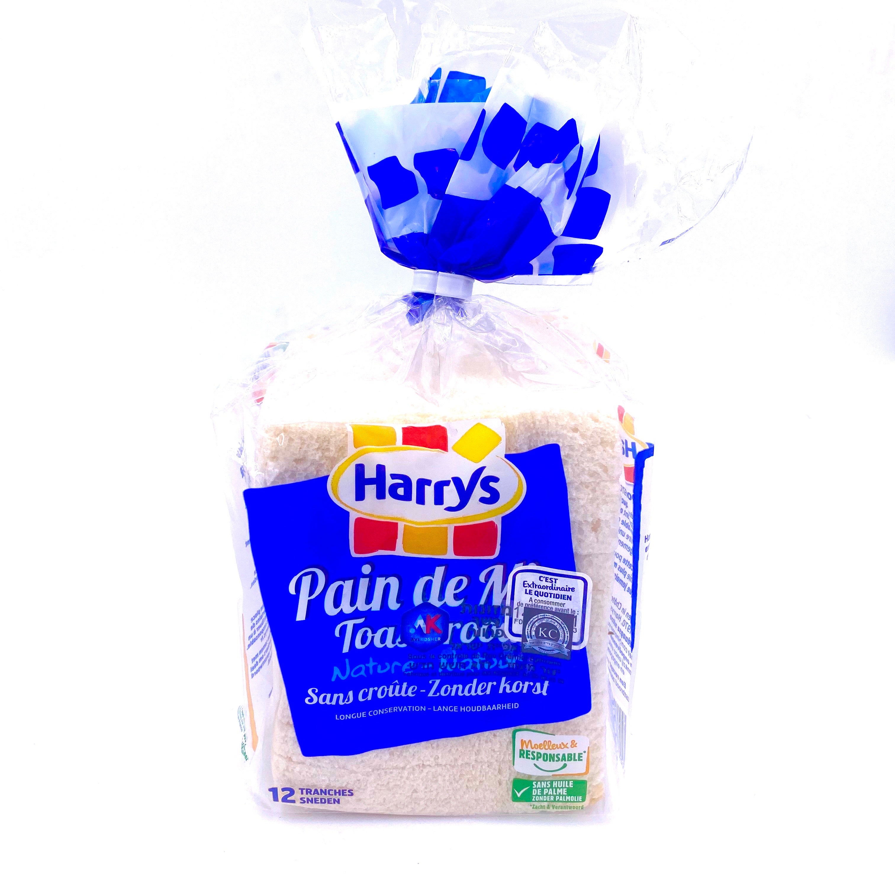 HARRYS Pain de mie sans croûte 500g