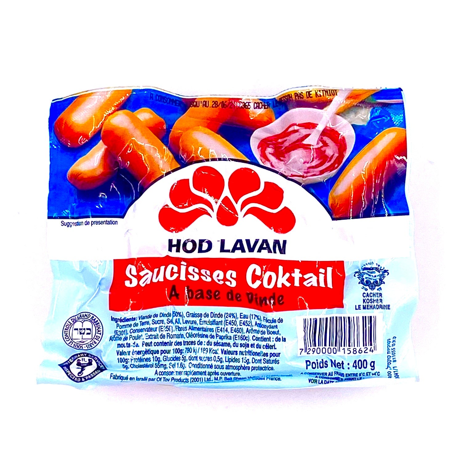HOD LAVAN Saucisses cocktail 400g
