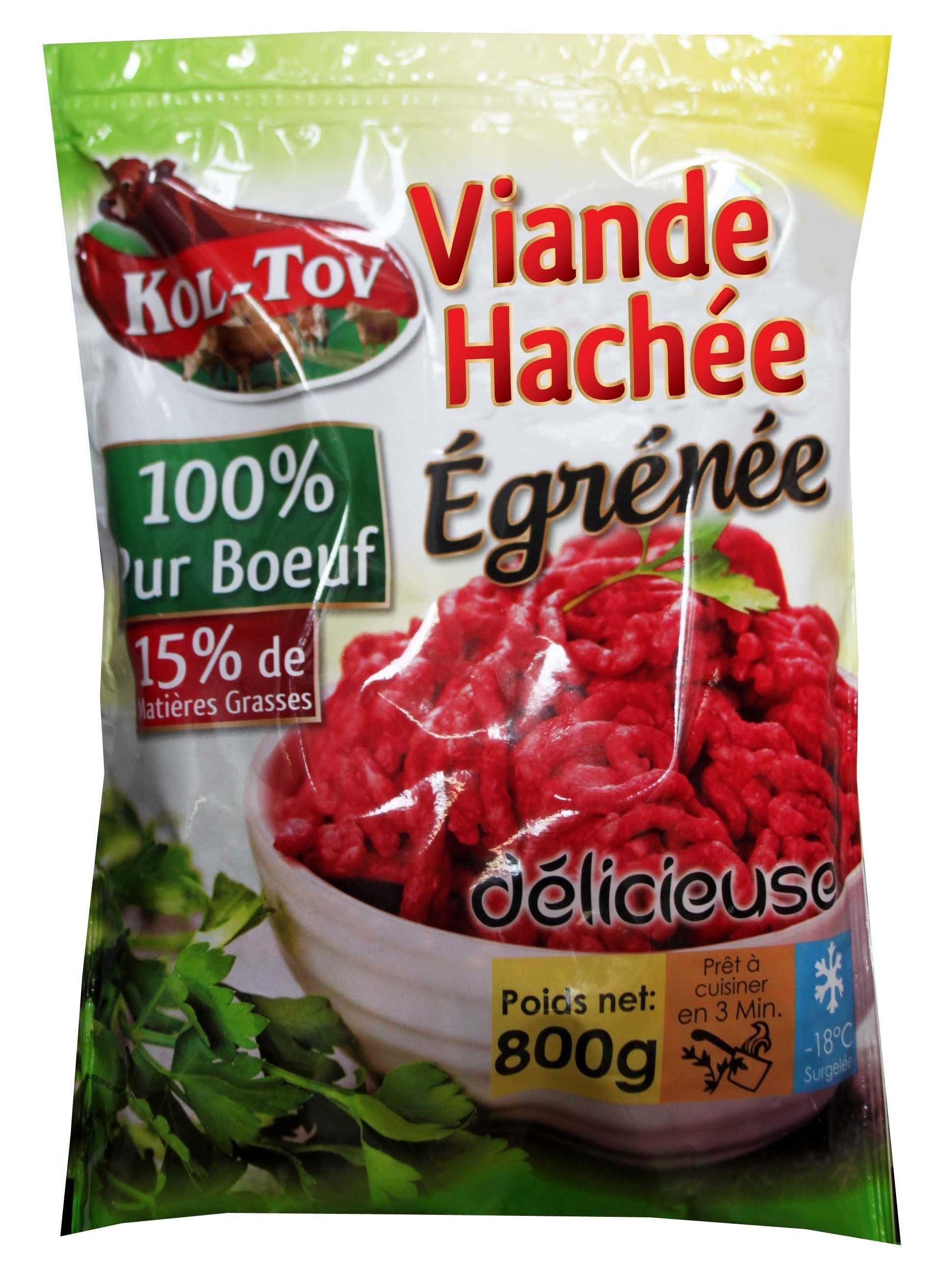 Viande haché KOL TOV 800g