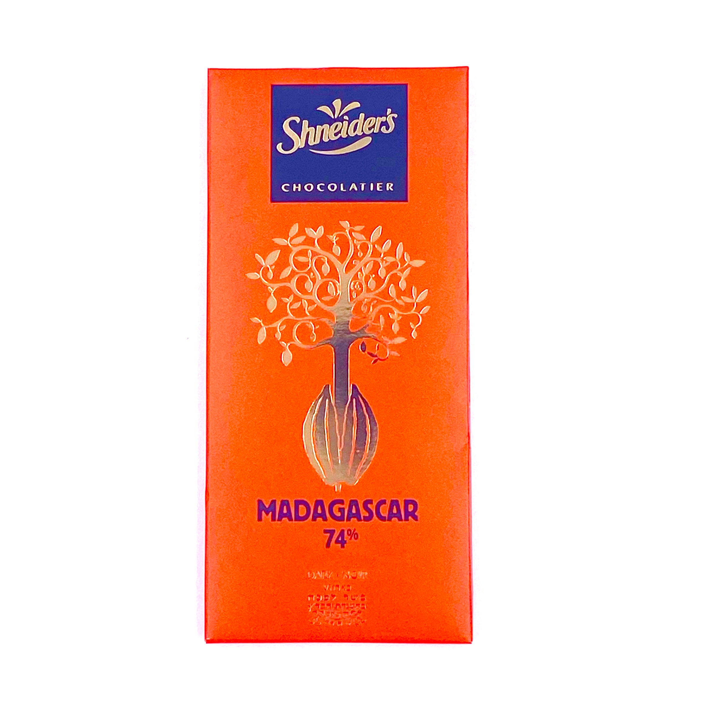 SHNEIDERS Tablette de chocolat Madagascar parvé