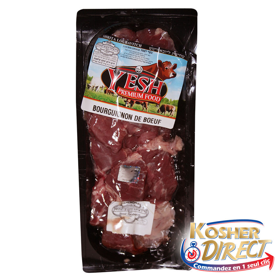 Bourguignon de bœuf surgelé YESH Environ 800g