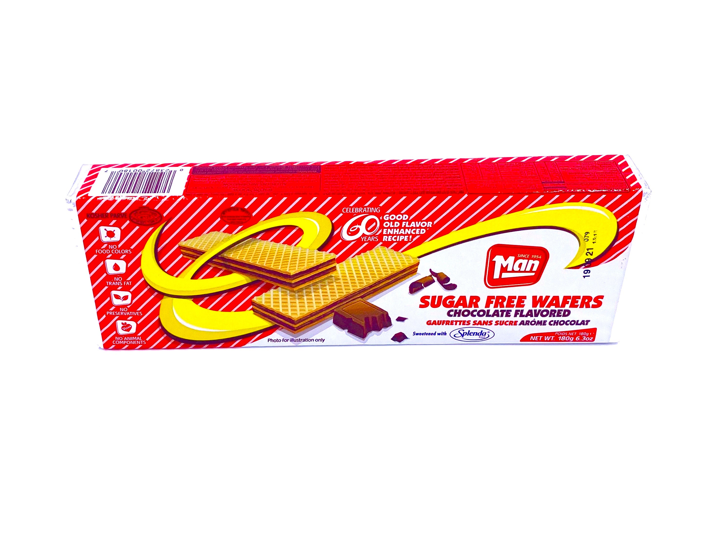 MAN GAUFRETTES SS SUCRE CHOCO 200g