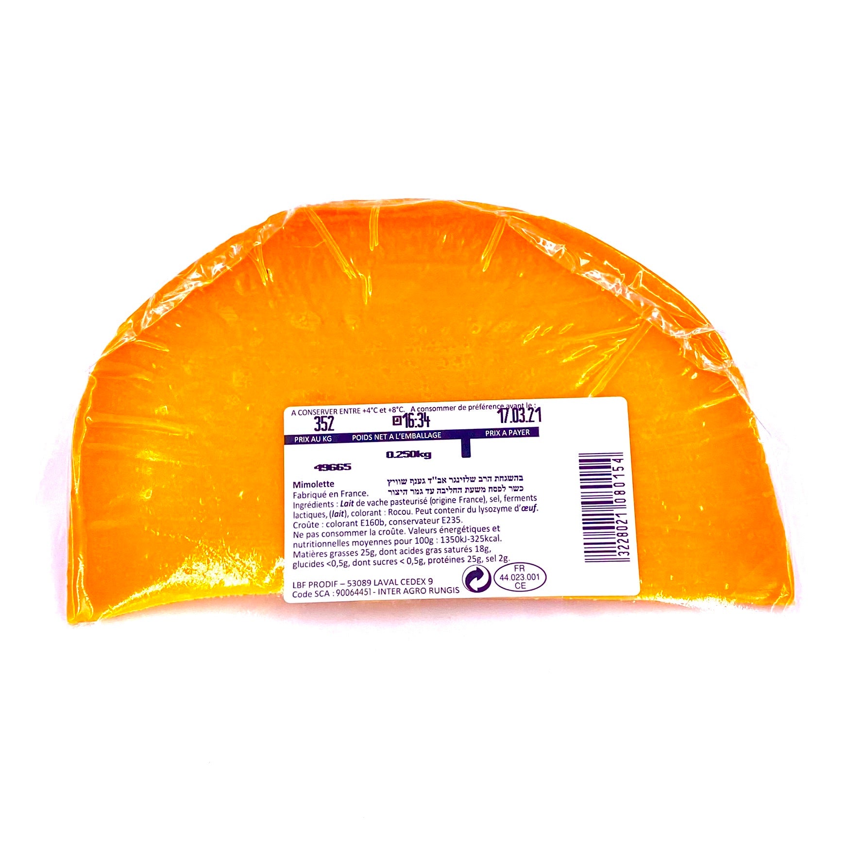 MIMOLETTE PORTION 250g