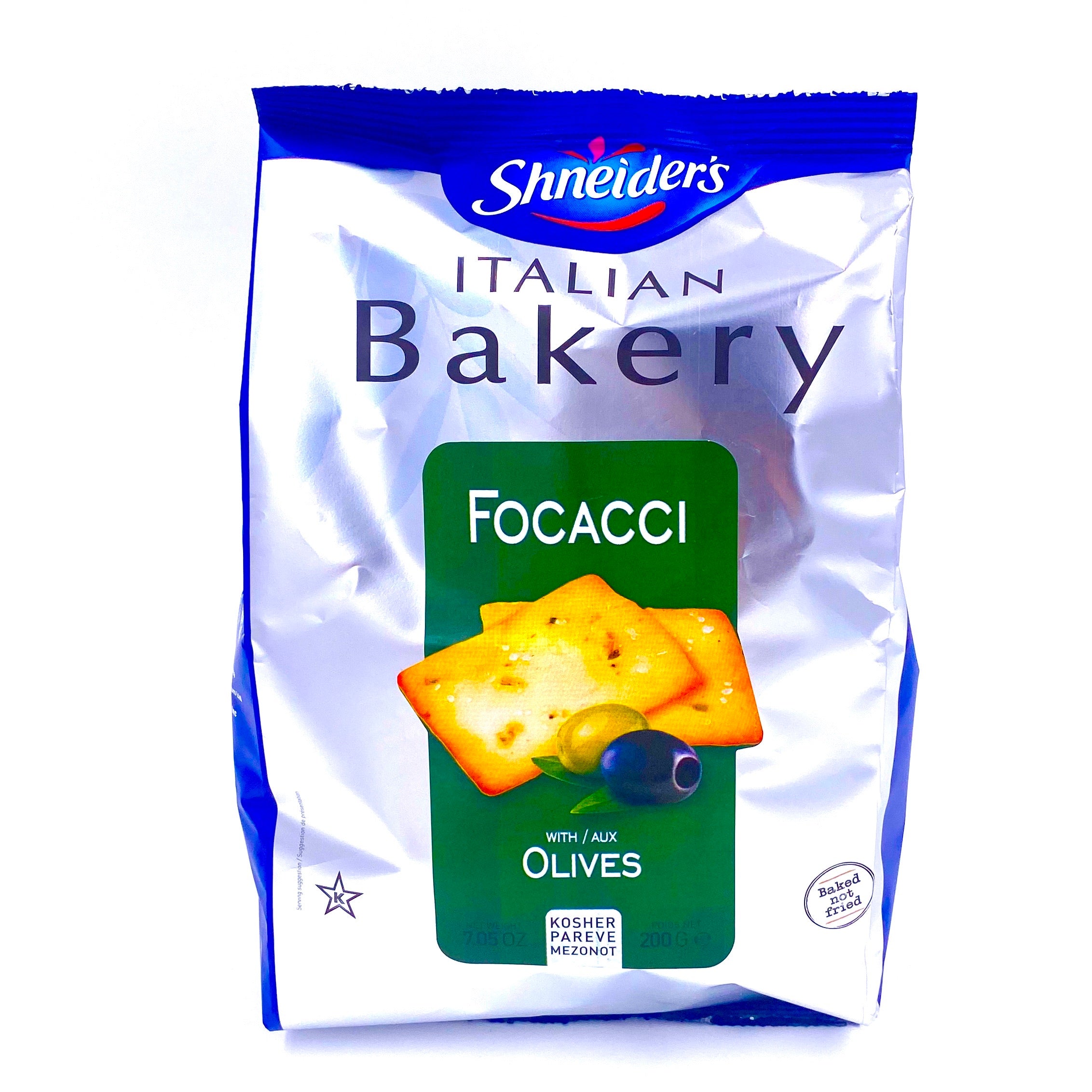 SHNEIDERS FOCACCI OLIVES 200g