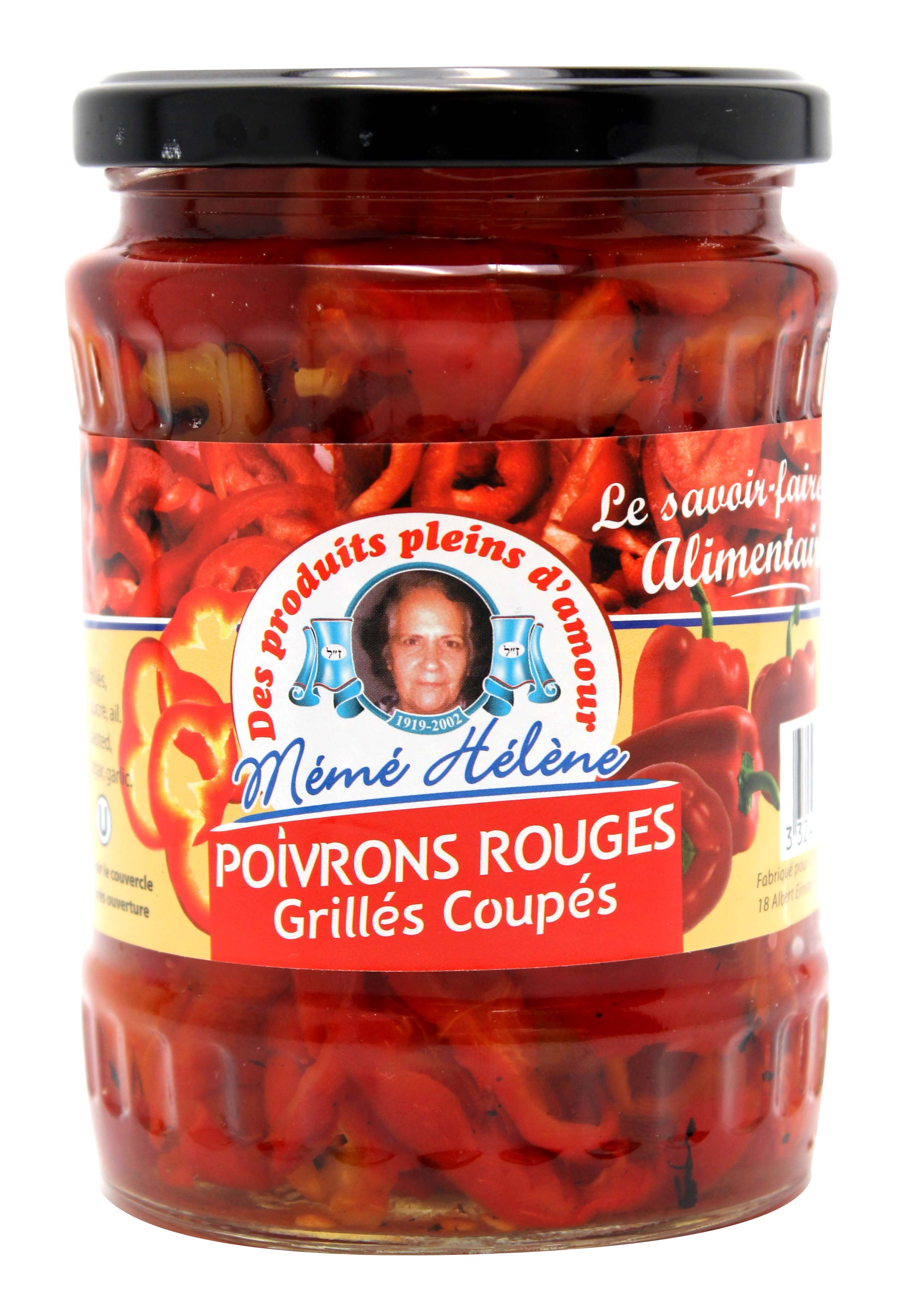 POIVRON ROUGE GRILLÉ COUPÉ 580.0 ml